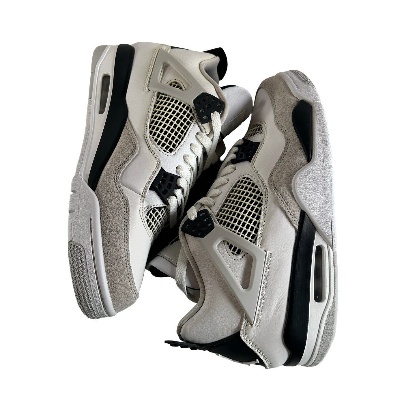 DH6927 111 Jordan 4 Retro Military Black - 8.5 M (Yellowing)