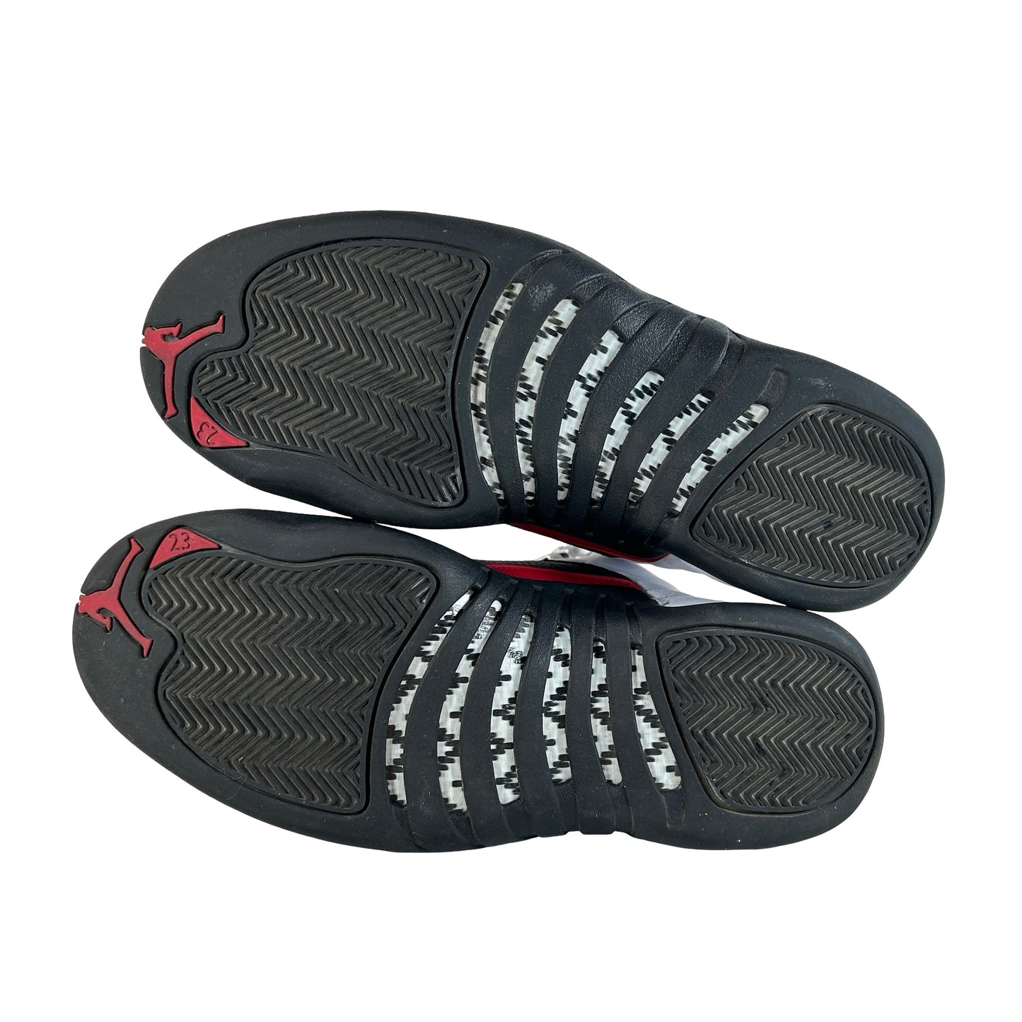 CT8013 162 Air Jordan 12 Red Taxi [USED] - 8.5 M (Used)