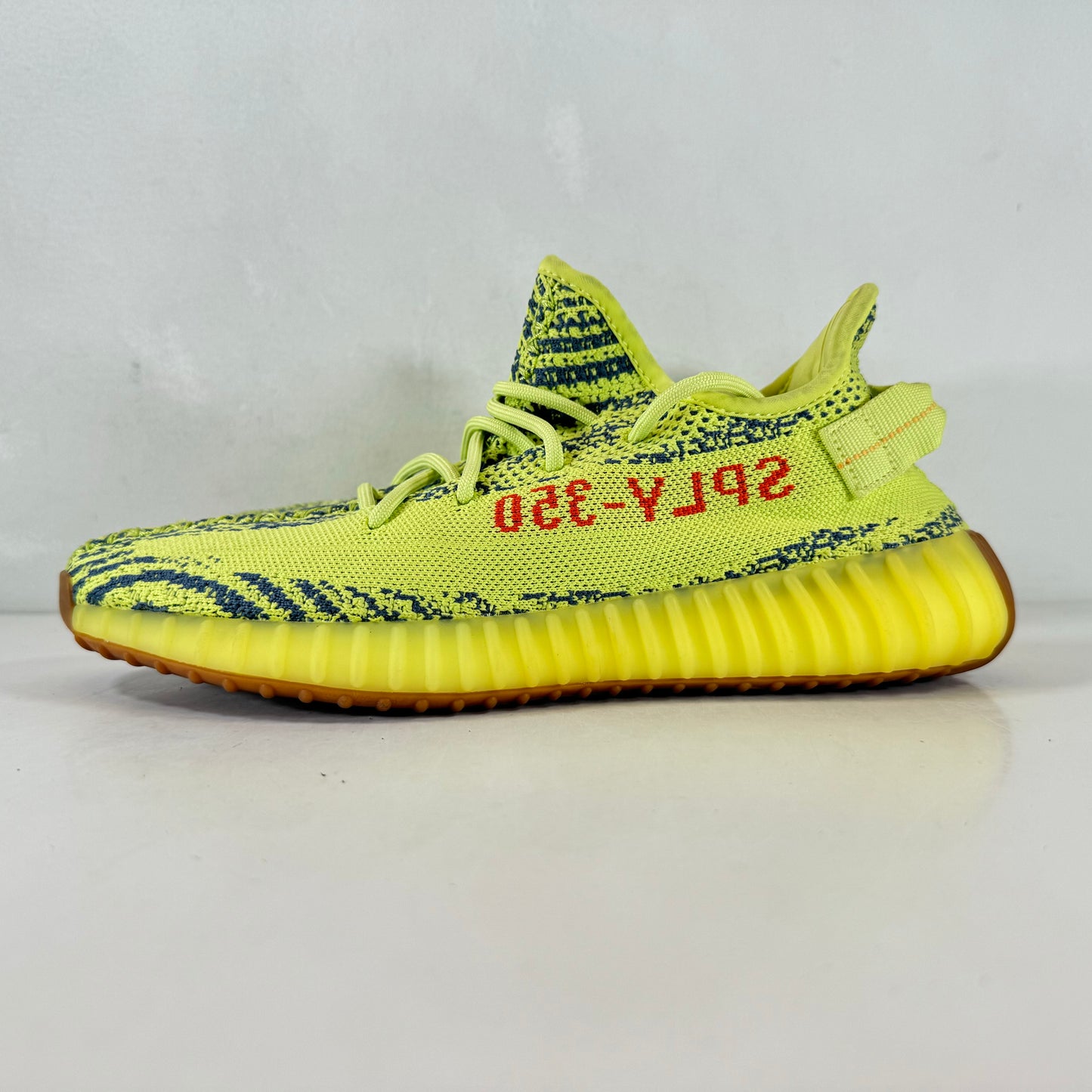 B37572 adidas Yeezy Boost 350 V2 Semi Frozen Yellow [USED] - 9.5 M (Used) (No Box)