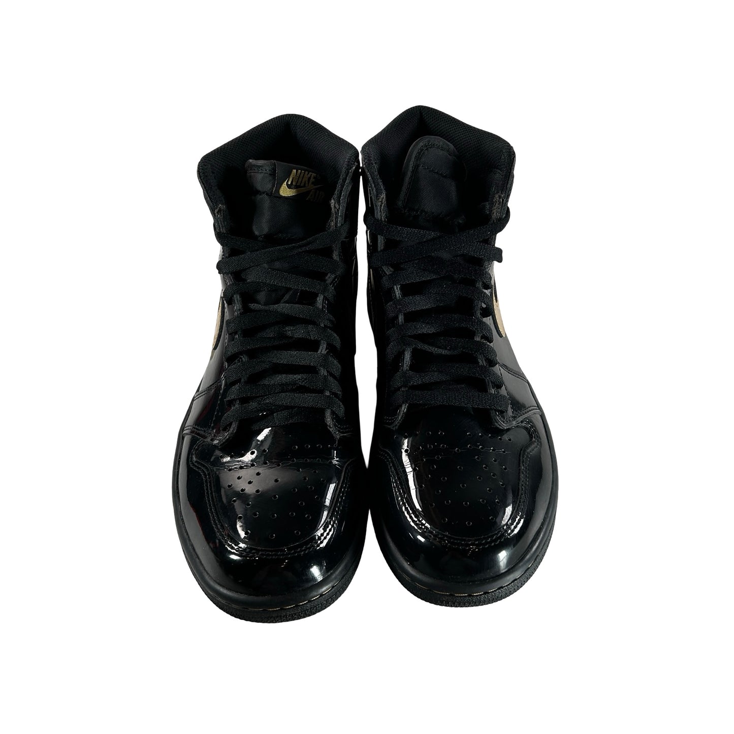 555088 032 Jordan 1 Black/Gold [USED] - 10 M (Used6)