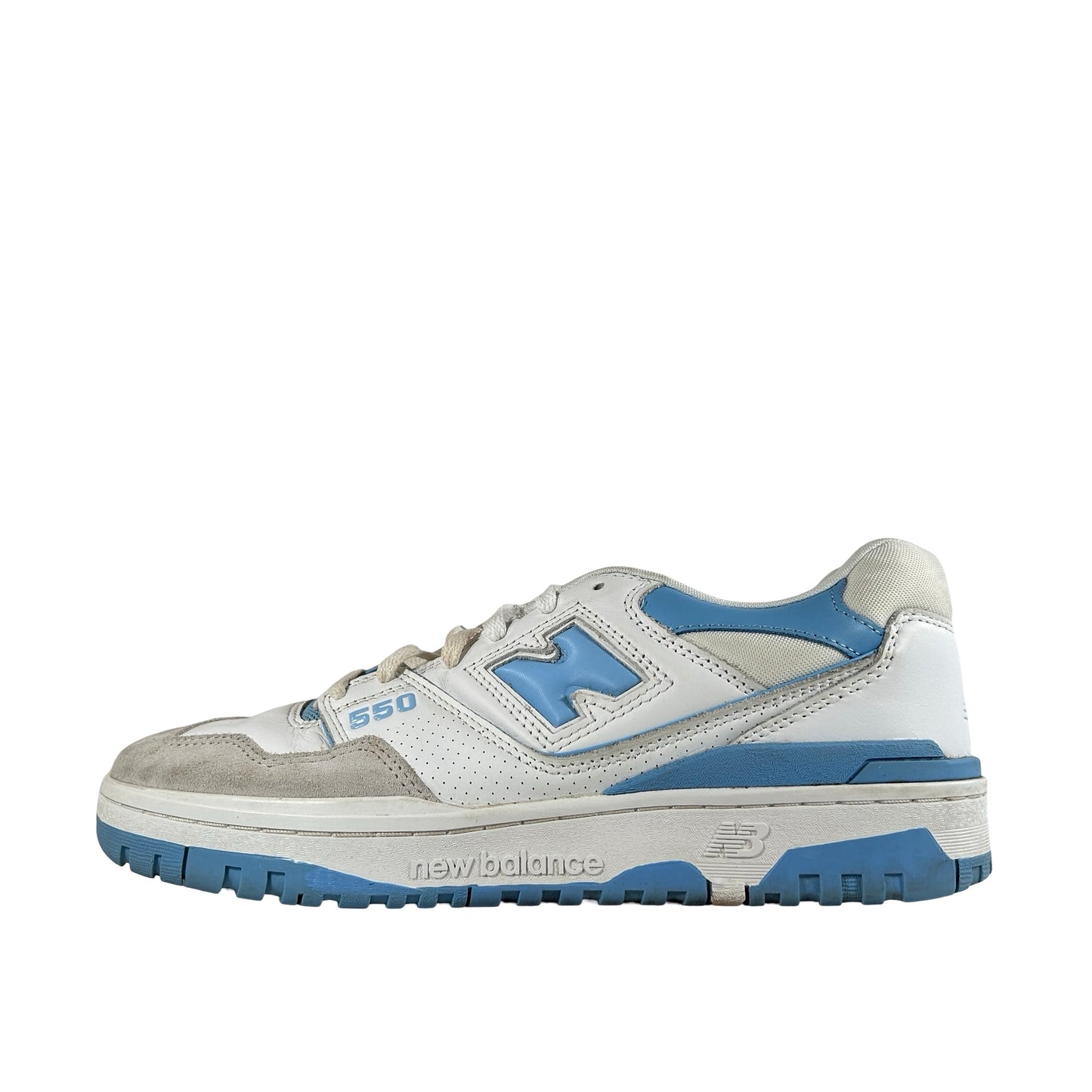 BB550LSB New Balance 550 White Blue Haze Rain Cloud [USED] - 11 M (Used) (No Box)