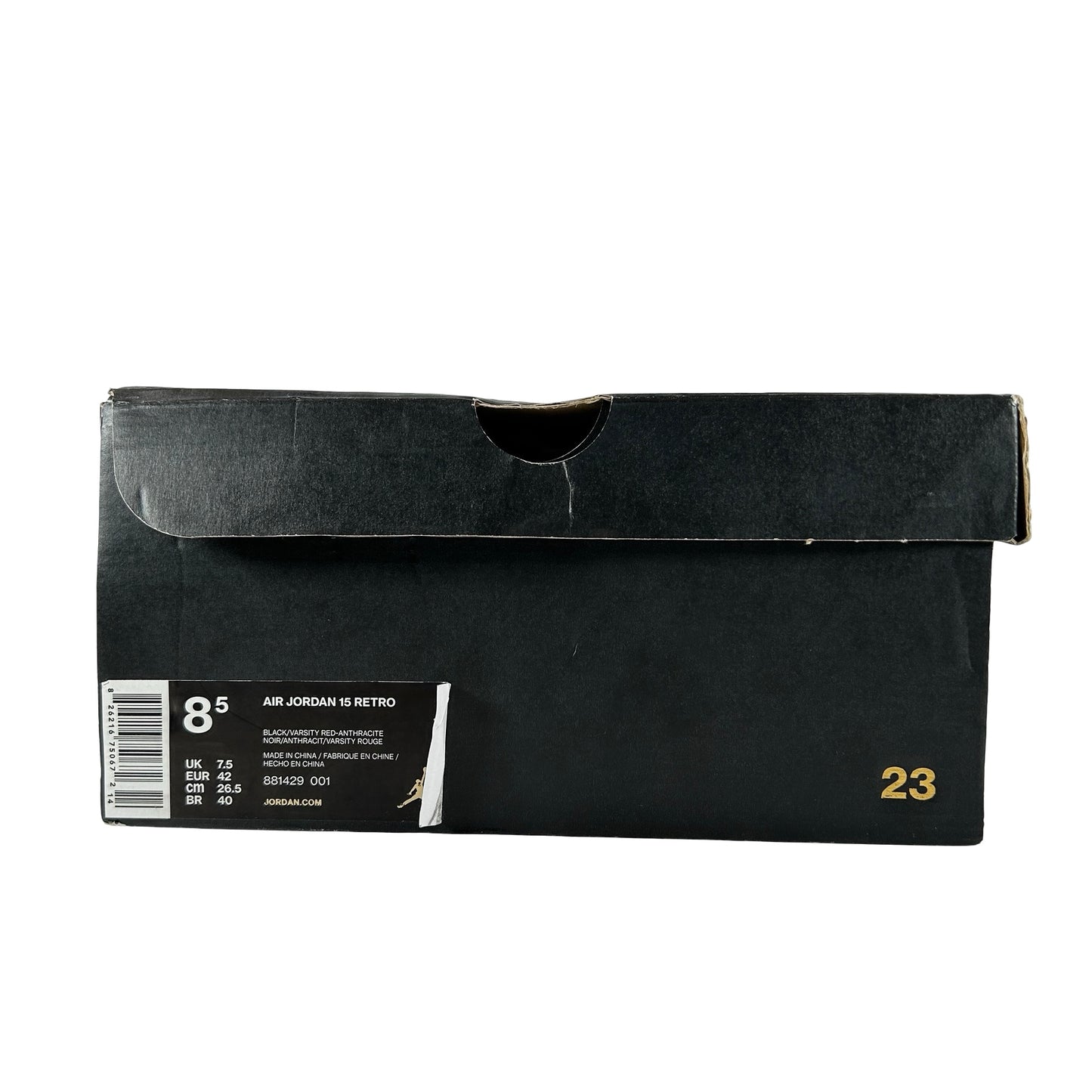 881429 001 Jordan 15 Retro Stealth (2017) [USED] - 8.5 M (Used)