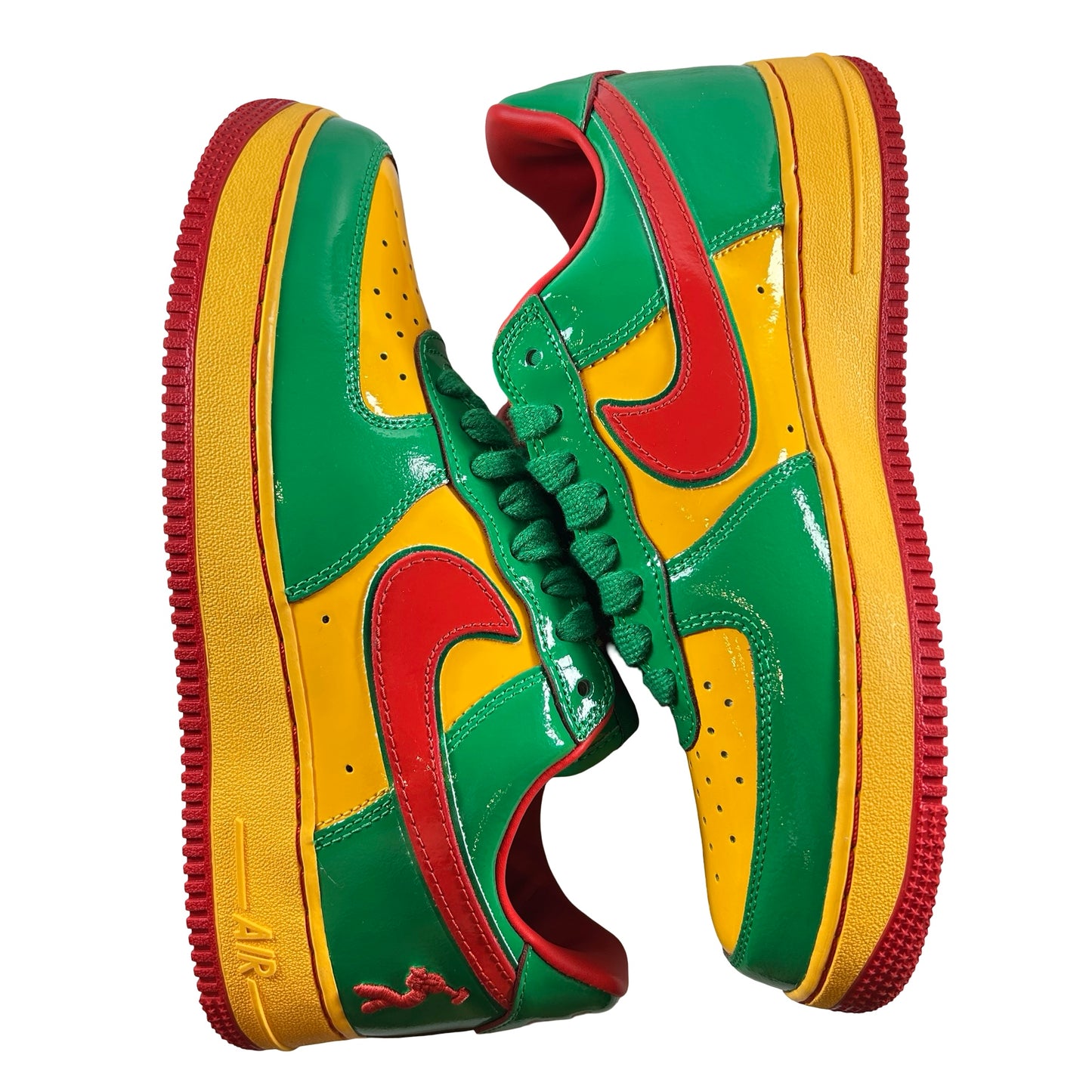 IH4383 300 Nike Air Force 1 Low Lil Yachty Concrete Boys Lucky Green [USED] - 8 M (Used)