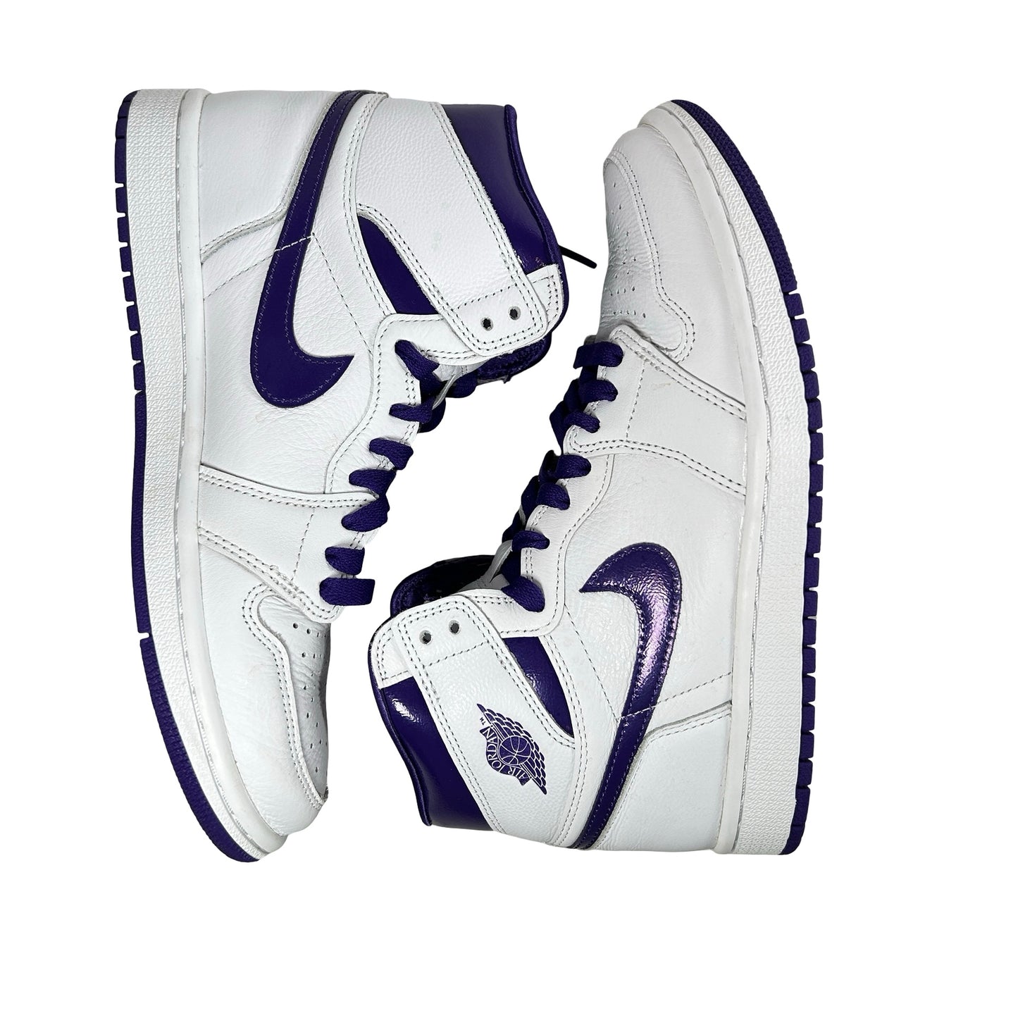 CD0461 151 Wmns Jordan 1 Retro High Court Purple [USED] - 7 W (Used)