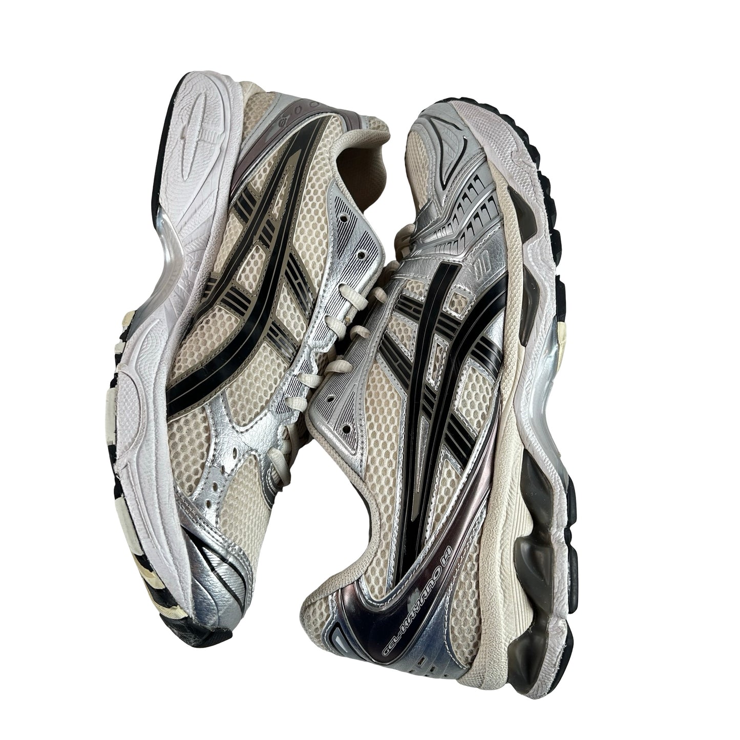 1201A019 108 ASICS Gel-Kayano 14 Cream Black Metallic Plum [USED] - 10 M (Used2)