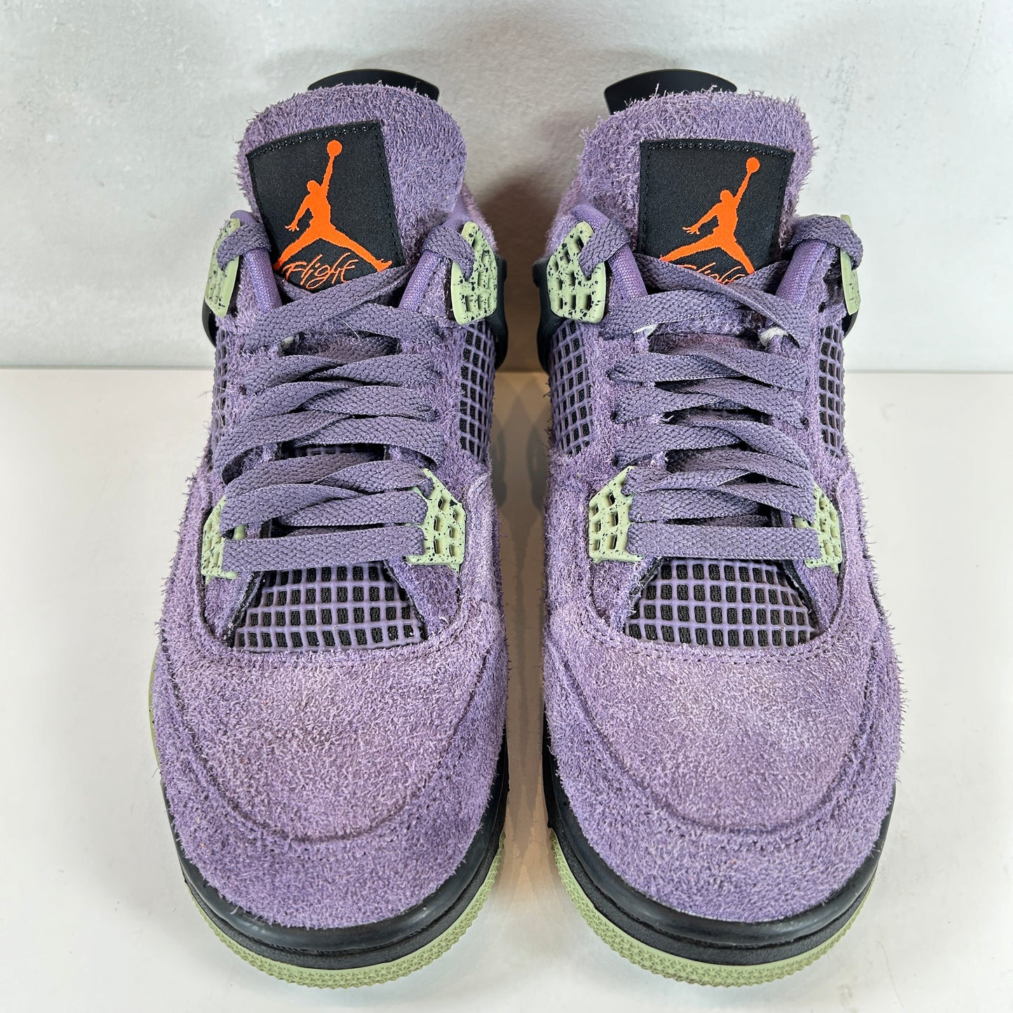 AQ9129 500 Jordan 4 Retro Canyon Purple [USED] - 8 W (Used) (No insoles)