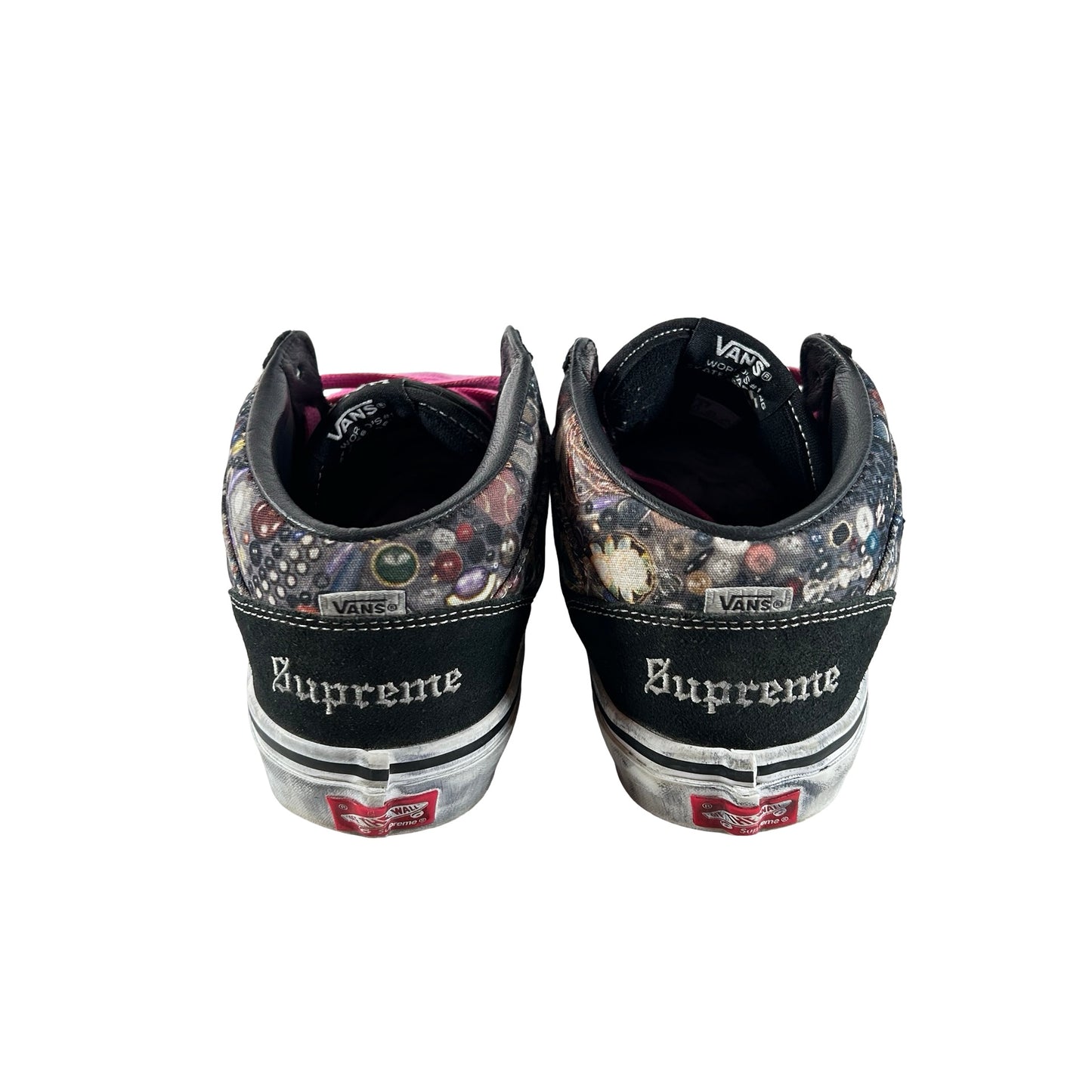 VN00112HBLU Vans Half Cab Supreme x Mike Kelley Black [USED] - 9.5 M (Used)