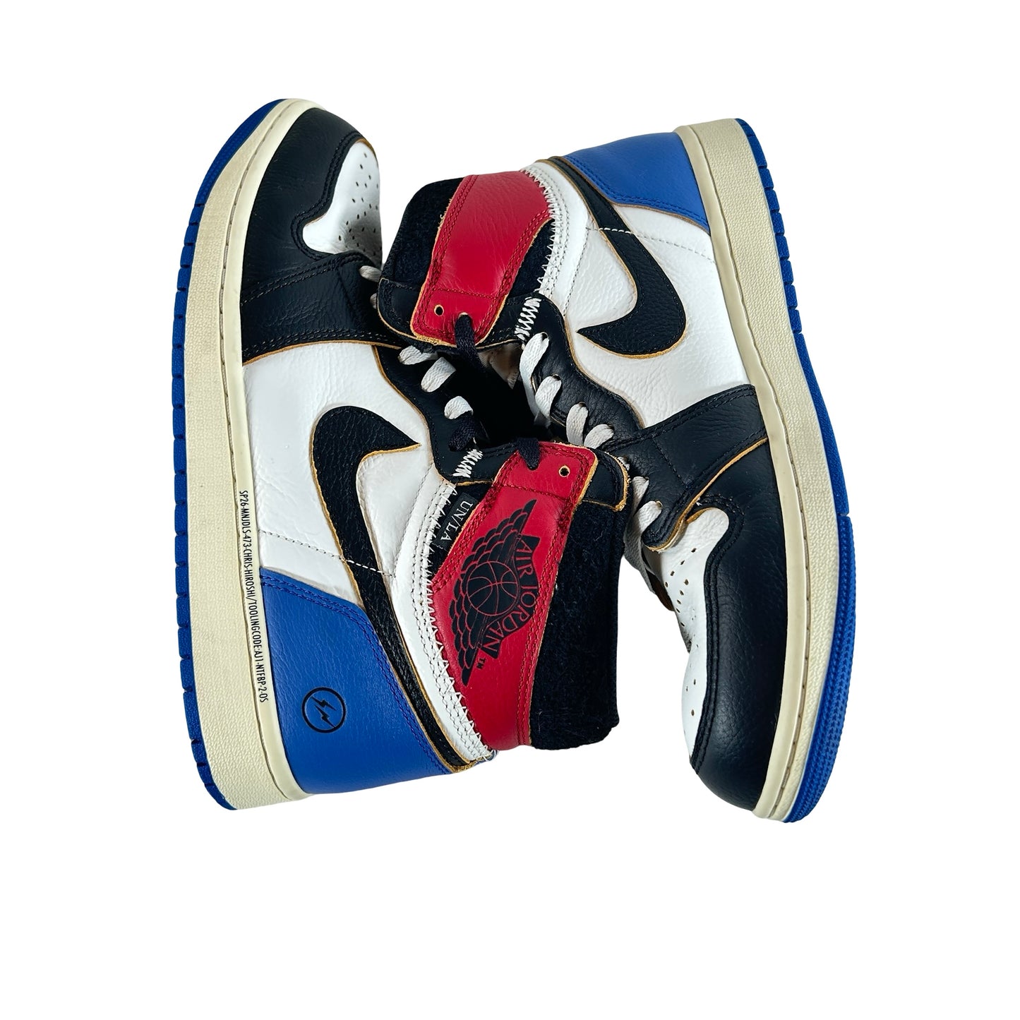 IO7847 002 Jordan 1 Retro High OG SP Fragment x Union LA Varsity Red Sport Royal [USED] - 10 M (Used2)
