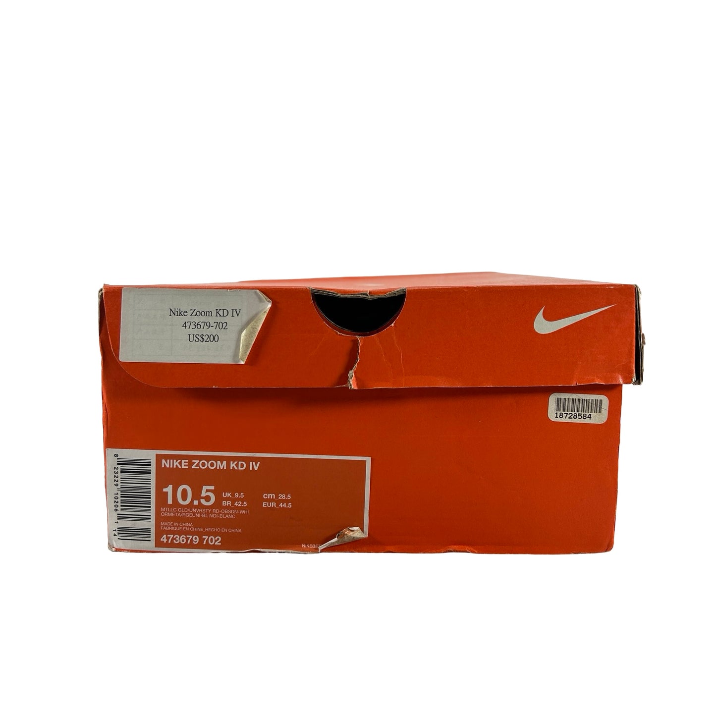 473679 702 Nike KD 4 Gold Medal (2012) [USED] - 10.5 M (Used)