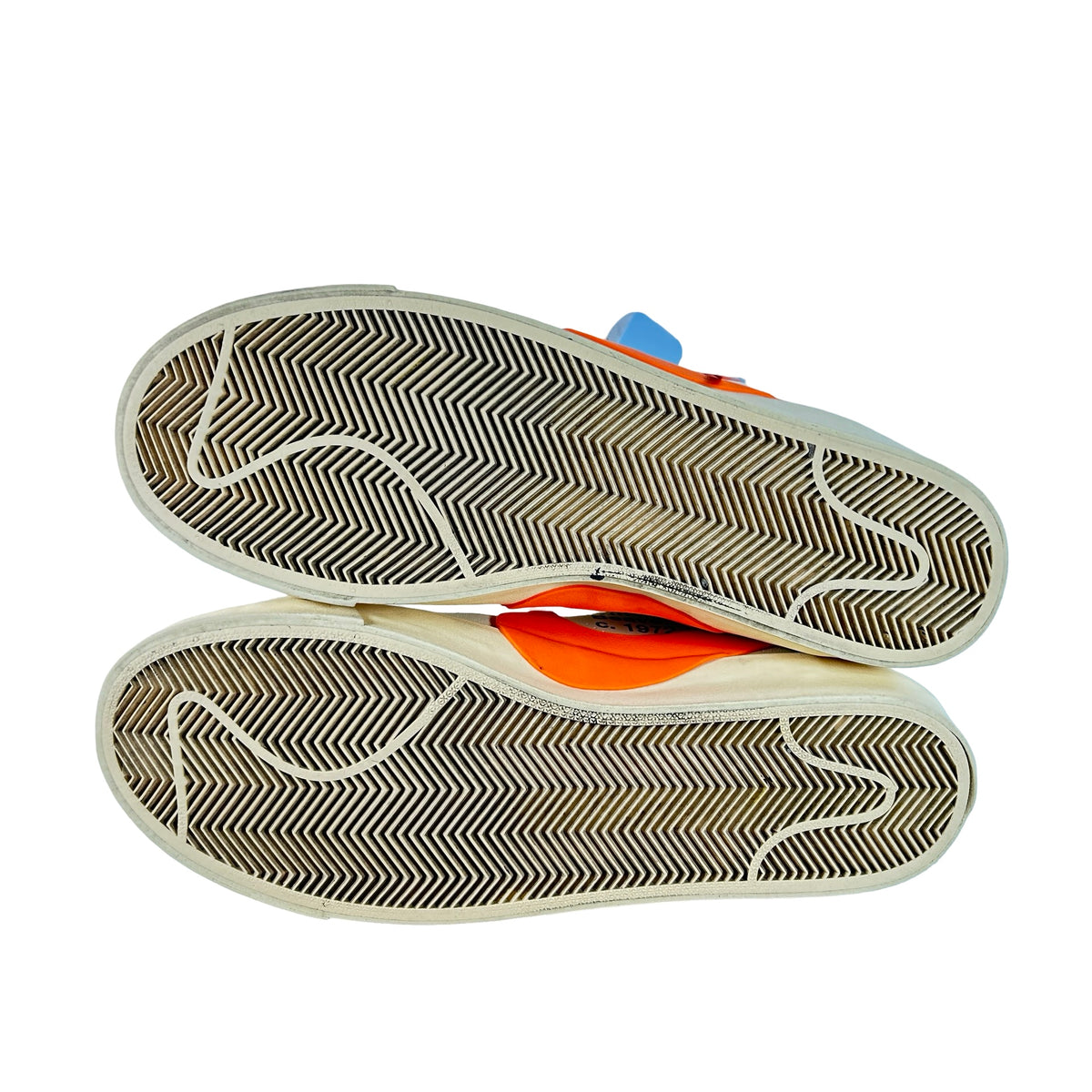 AA3832 700 Nike Blazer Off-White Orange [USED] - 10 M (Used)
