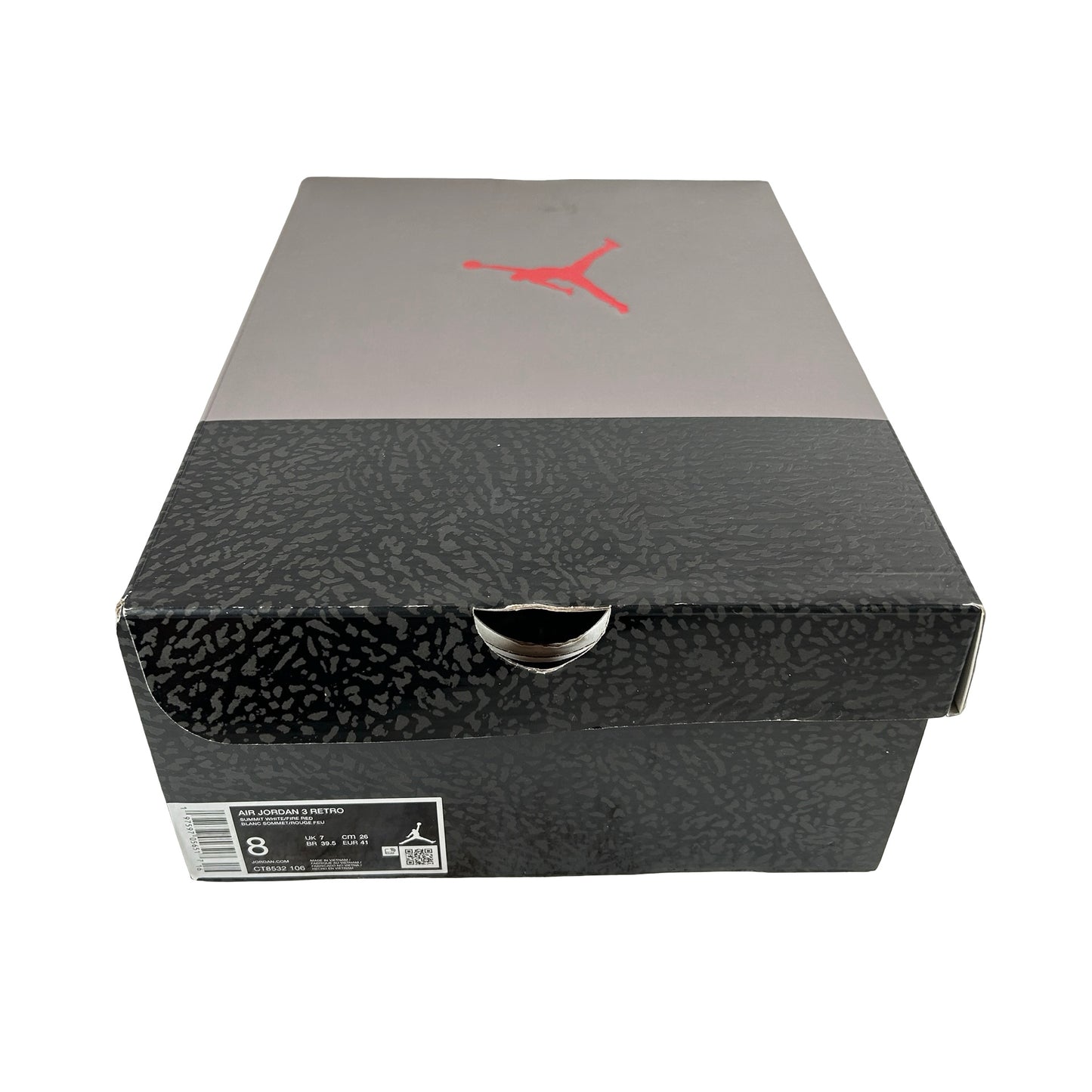 CT8532 106 Jordan 3 Retro Cement Grey [USED] - 8 M (Used)
