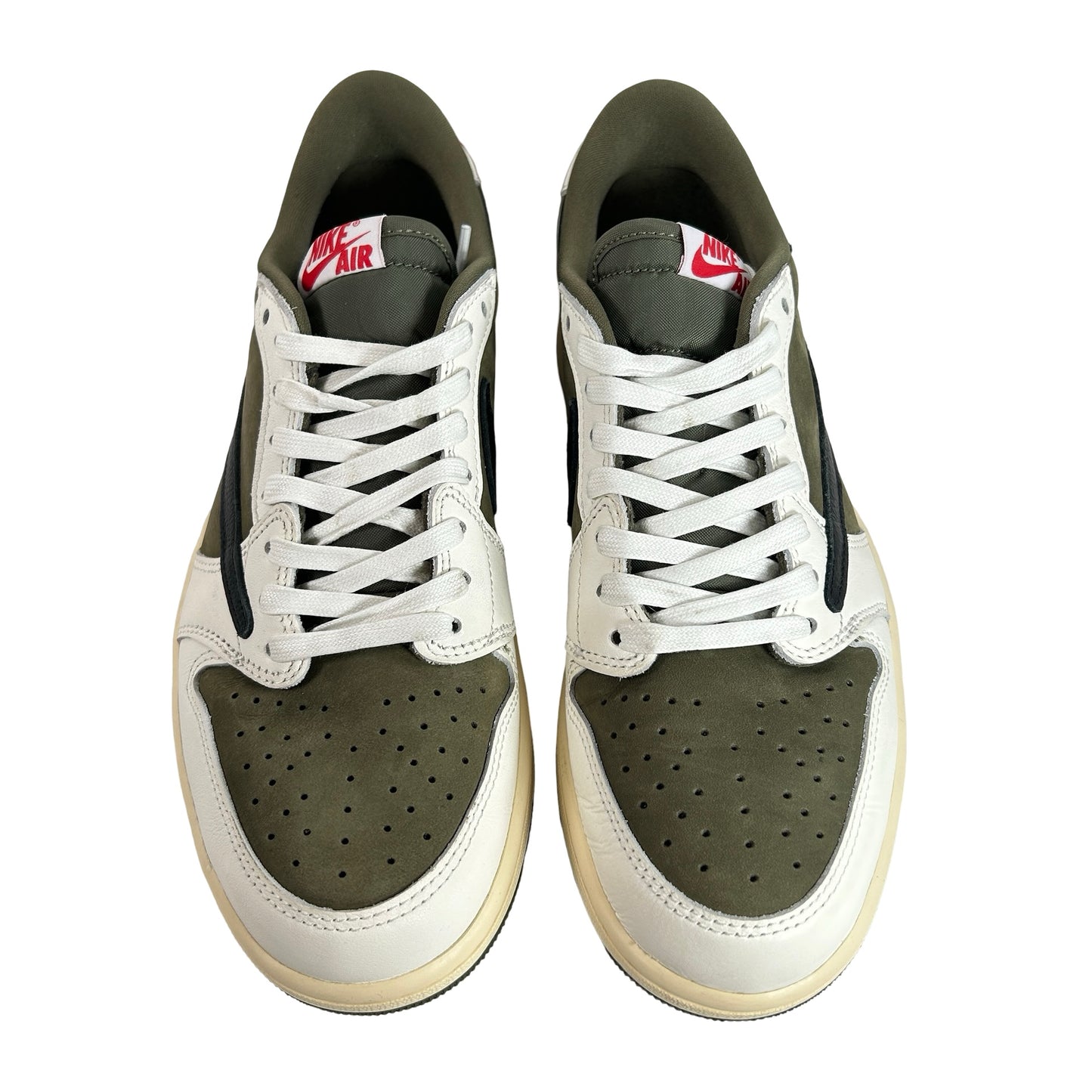 DM7866 200 Jordan 1 Retro Low OG SP Travis Scott Medium Olive [USED] - 9.5 M (Used)
