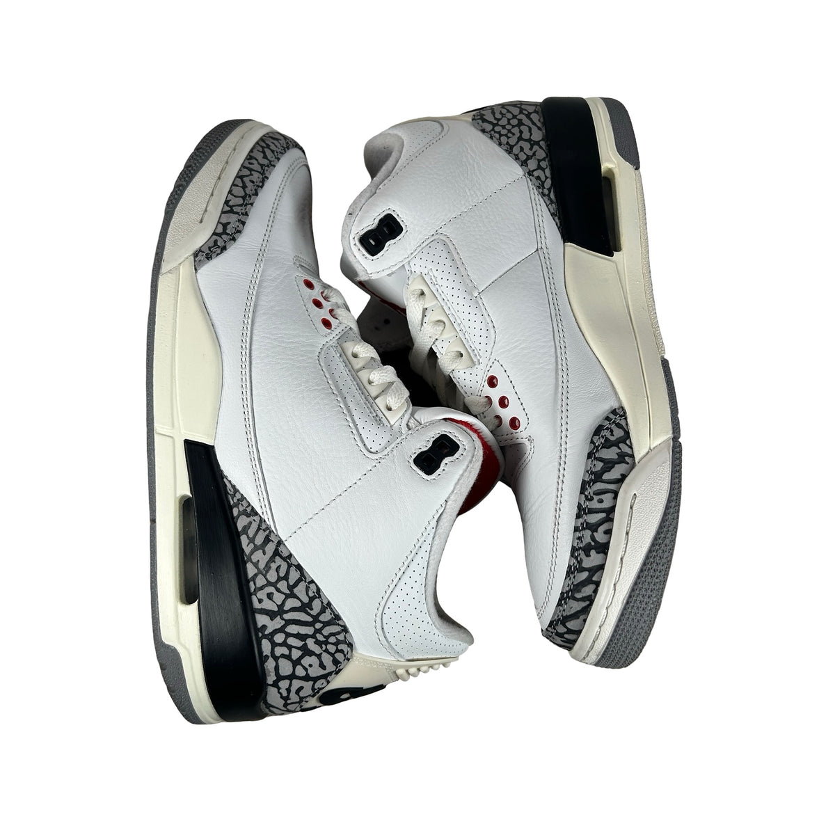 DN3707 100 Jordan 3 Retro White Cement Reimagined [USED] - 7.5 M (Used4)
