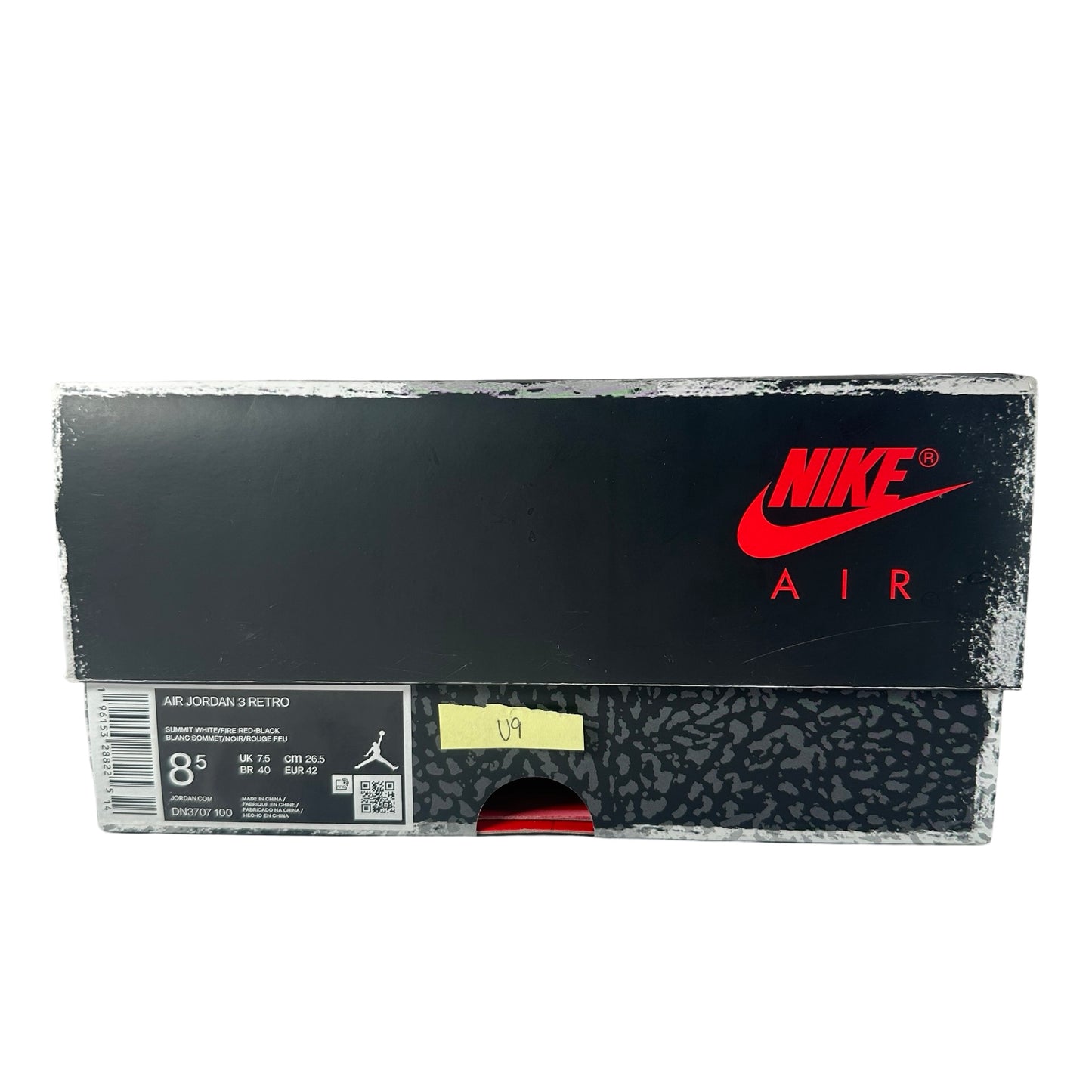 DN3707 100 Jordan 3 Retro White Cement Reimagined [USED] - 8.5 M (Used9)