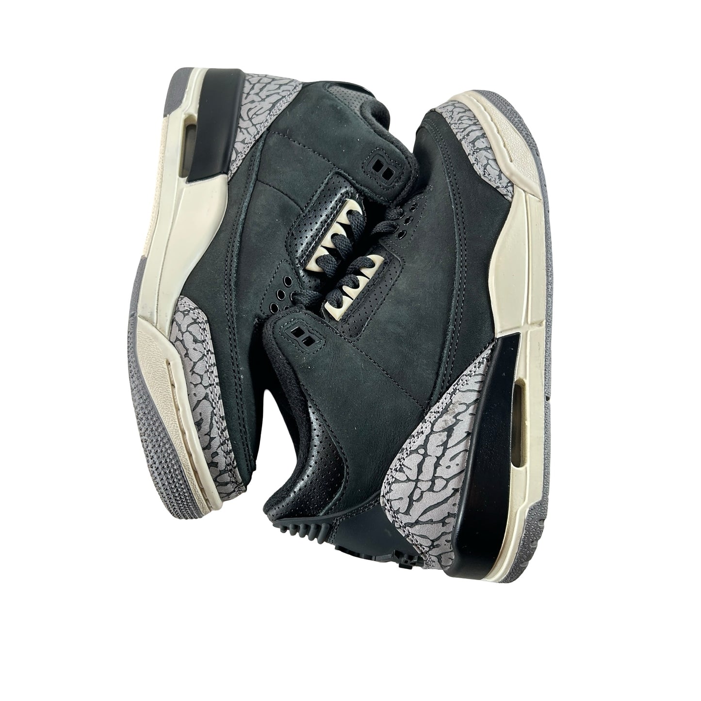 CK9246 001 Jordan 3 Retro Off Noir (Women's) [USED] - 6 W (Used) (No Box)