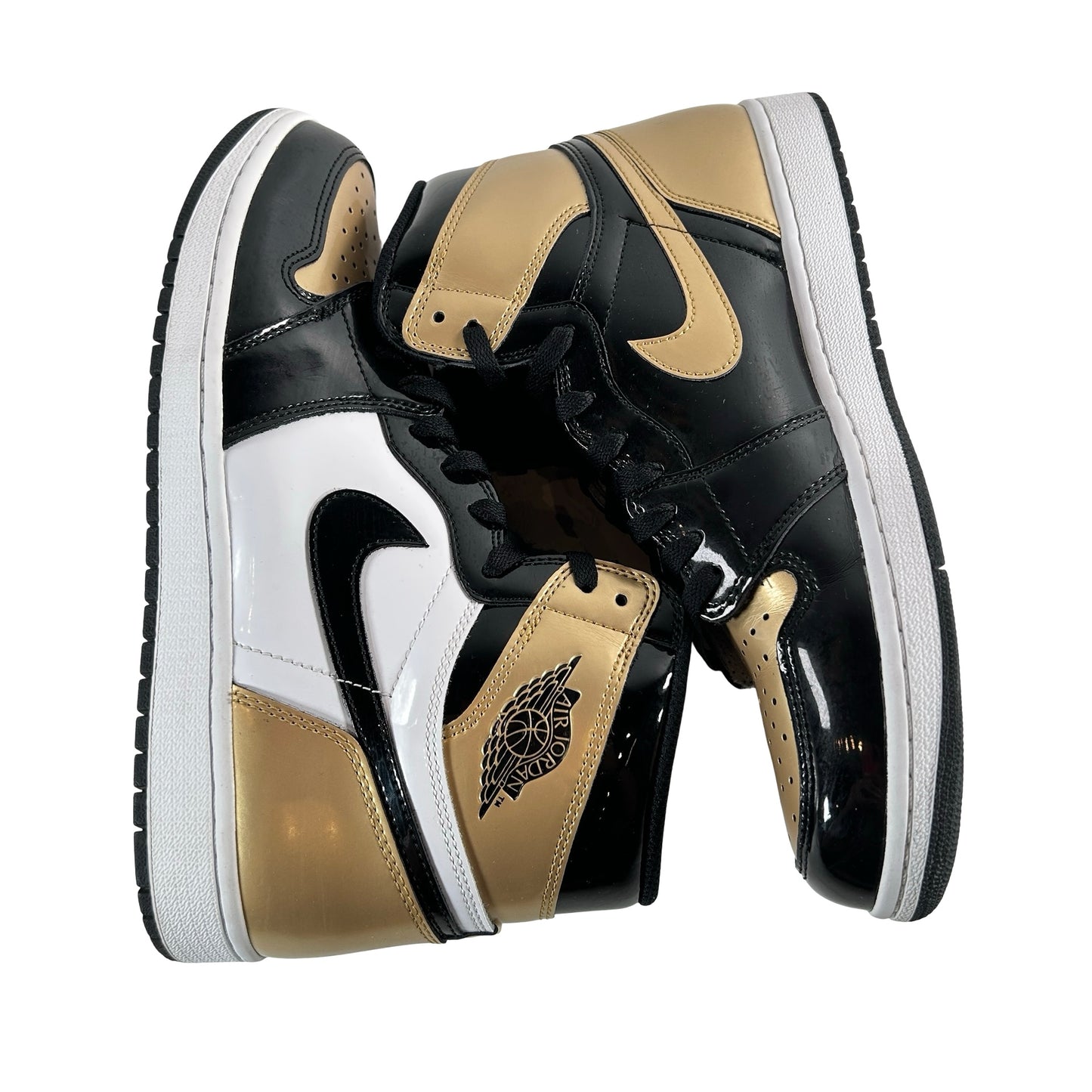 861428 007 Jordan 1 Retro High NRG Patent Gold Toe [USED] - 11 M (Used3)
