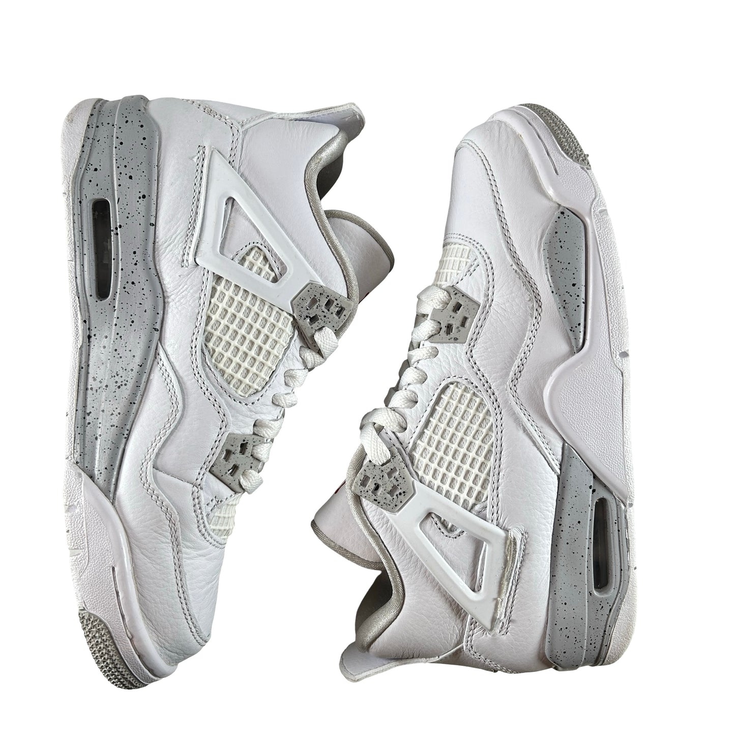 DJ4699 100 Jordan 4 Retro White Oreo (2021) (GS) [USED] - 5 Y (VNDS2)