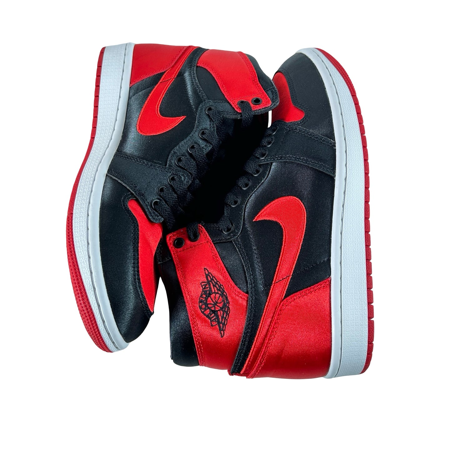 FD4810 061 Jordan 1 Retro High OG Satin Bred [USED] - 8 W (Used)