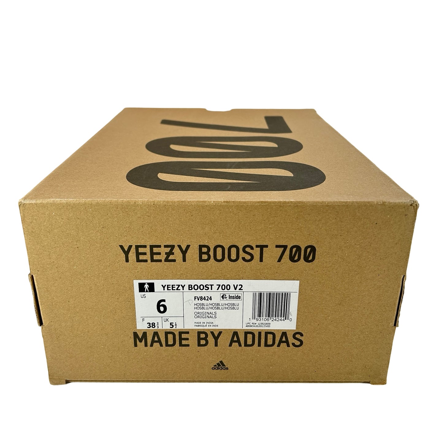 FV8424 adidas Yeezy Boost 700 V2 Hospital Blue [USED] - 6 M (Used)