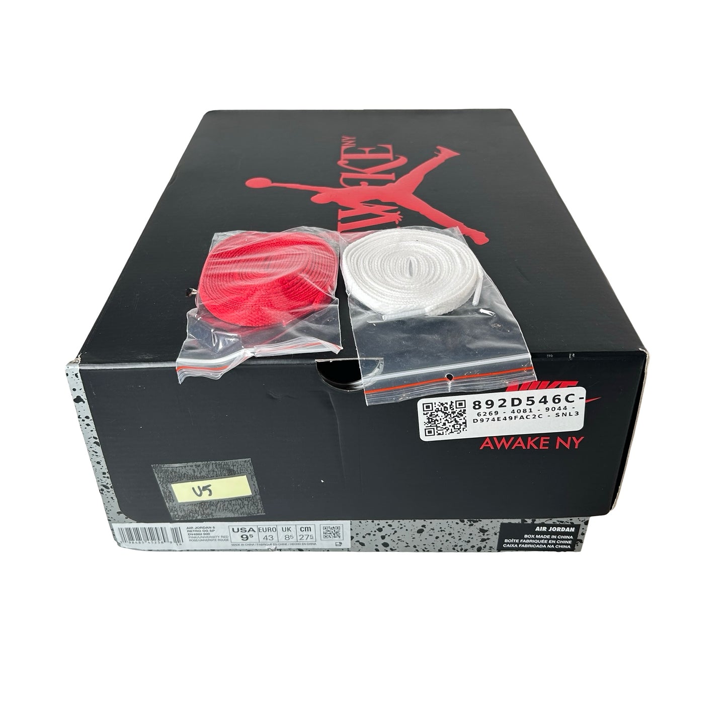 DV4982 600 Jordan 5 Retro Awake NY Arctic Pink [USED] - 9.5 M (Used5)