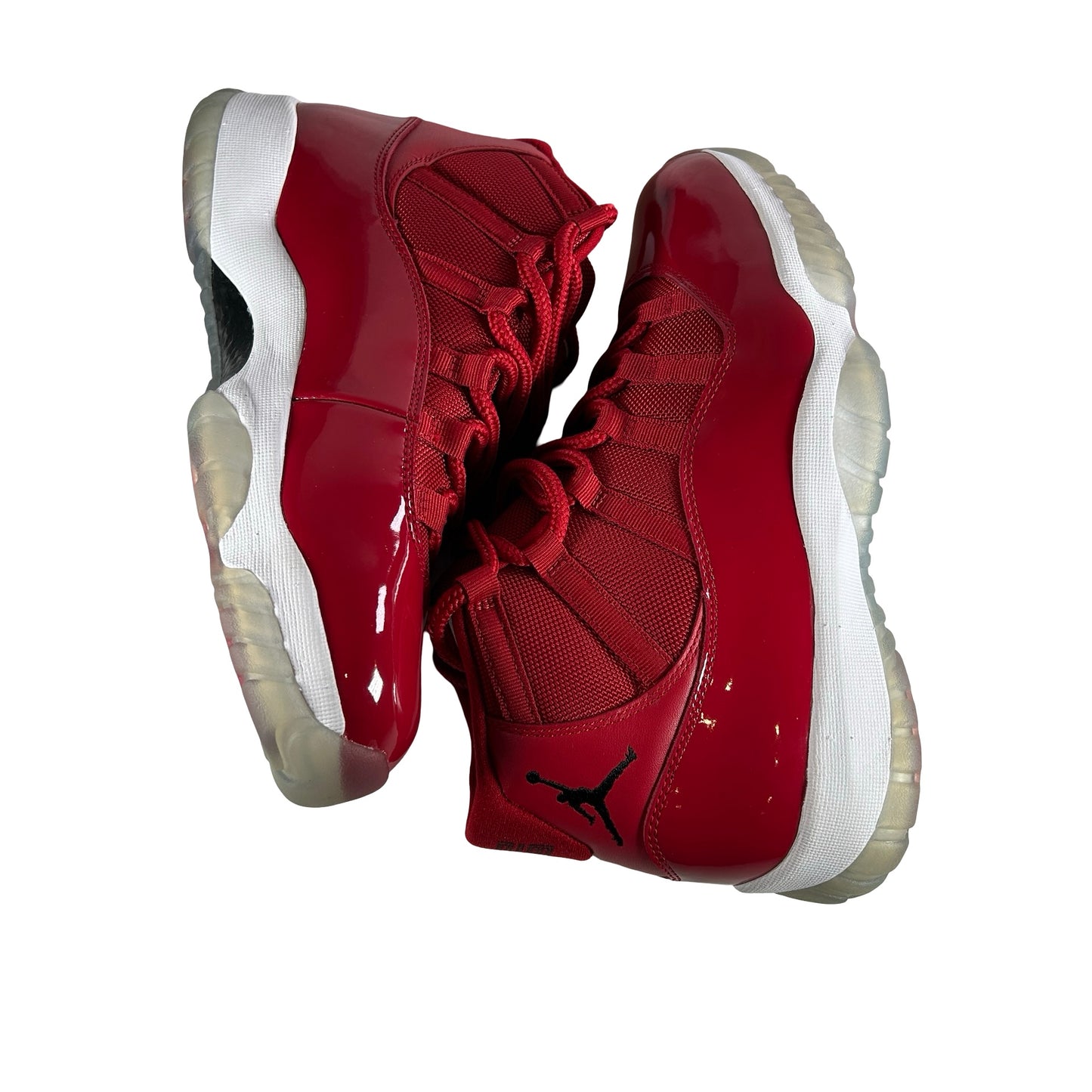 378037 623 Jordan 11 Retro Win Like 96 - 9.5 M (Soles Yellowing2)