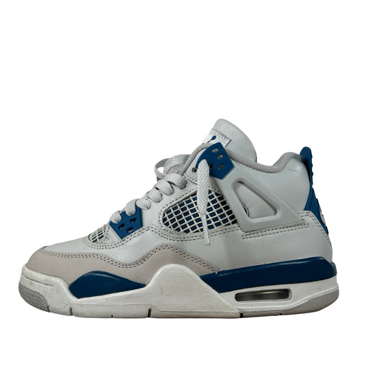HF4281 141 Jordan 4 Retro Military Blue (2024) (GS) [USED] - 4 Y (Used)