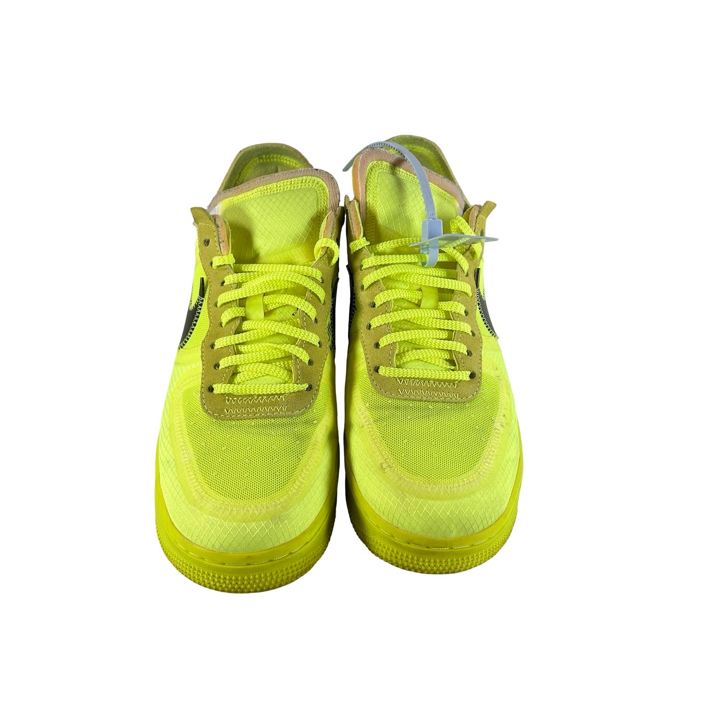AO4606 700 Nike Air Force 1 Low Off-White Volt [USED] - 9 M (Used5)