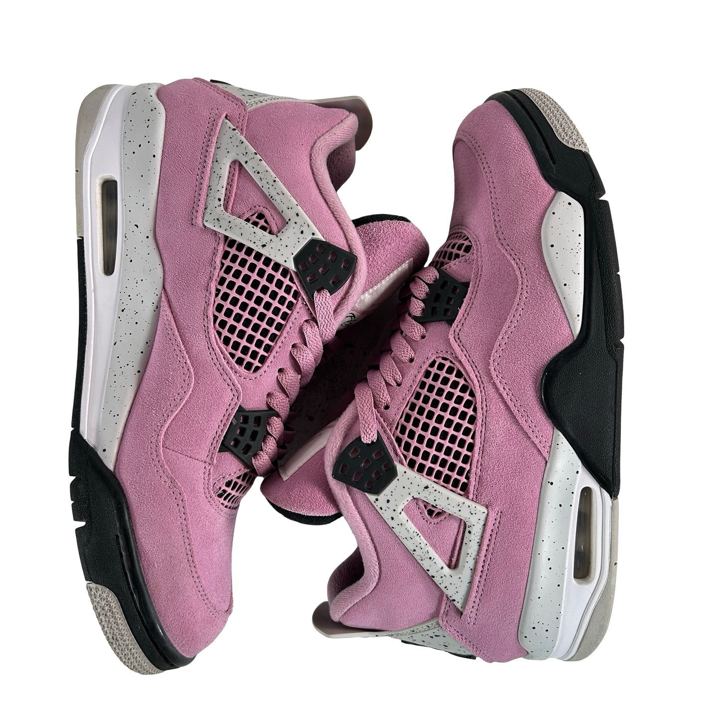 AQ9129 501 Jordan 4 Retro Orchid (Women's) [USED] - 10.5 W (Used)