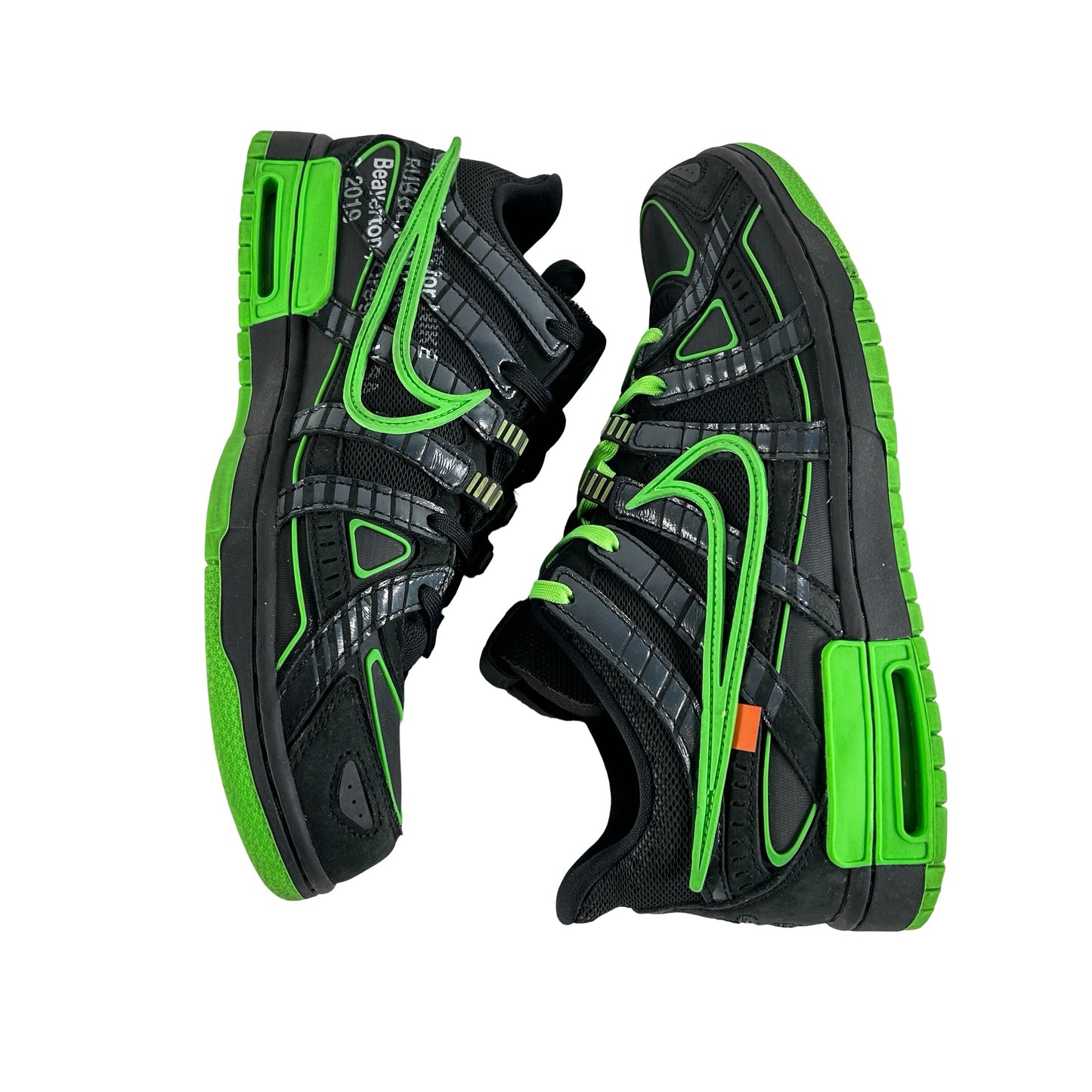 CU6015 001 Nike Air Rubber Dunk Off-White Green Strike [USED] - 10.5 M (Used)