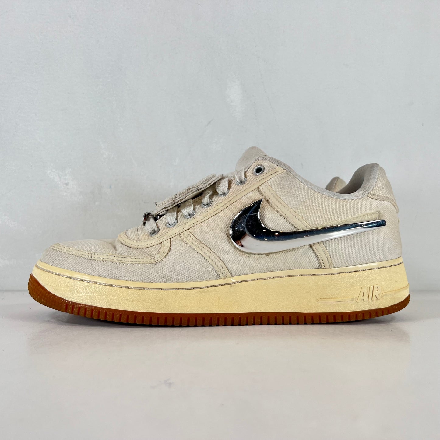 AQ4211 101 Nike Air Force 1 Low Travis Scott Sail [USED] - 10 M (Used)