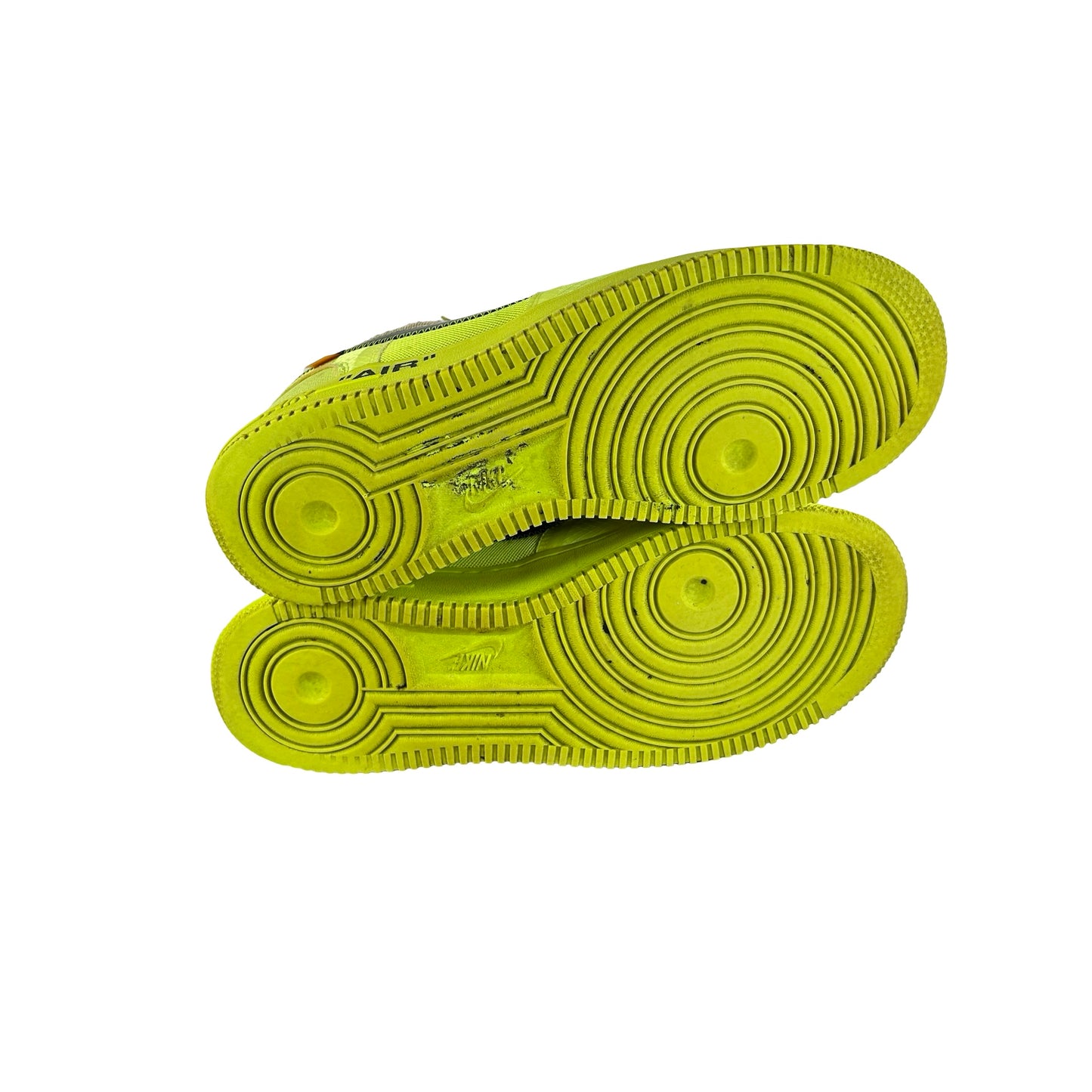 AO4606 700 Nike Air Force 1 Low Off-White Volt [USED] - 9 M (Used5)