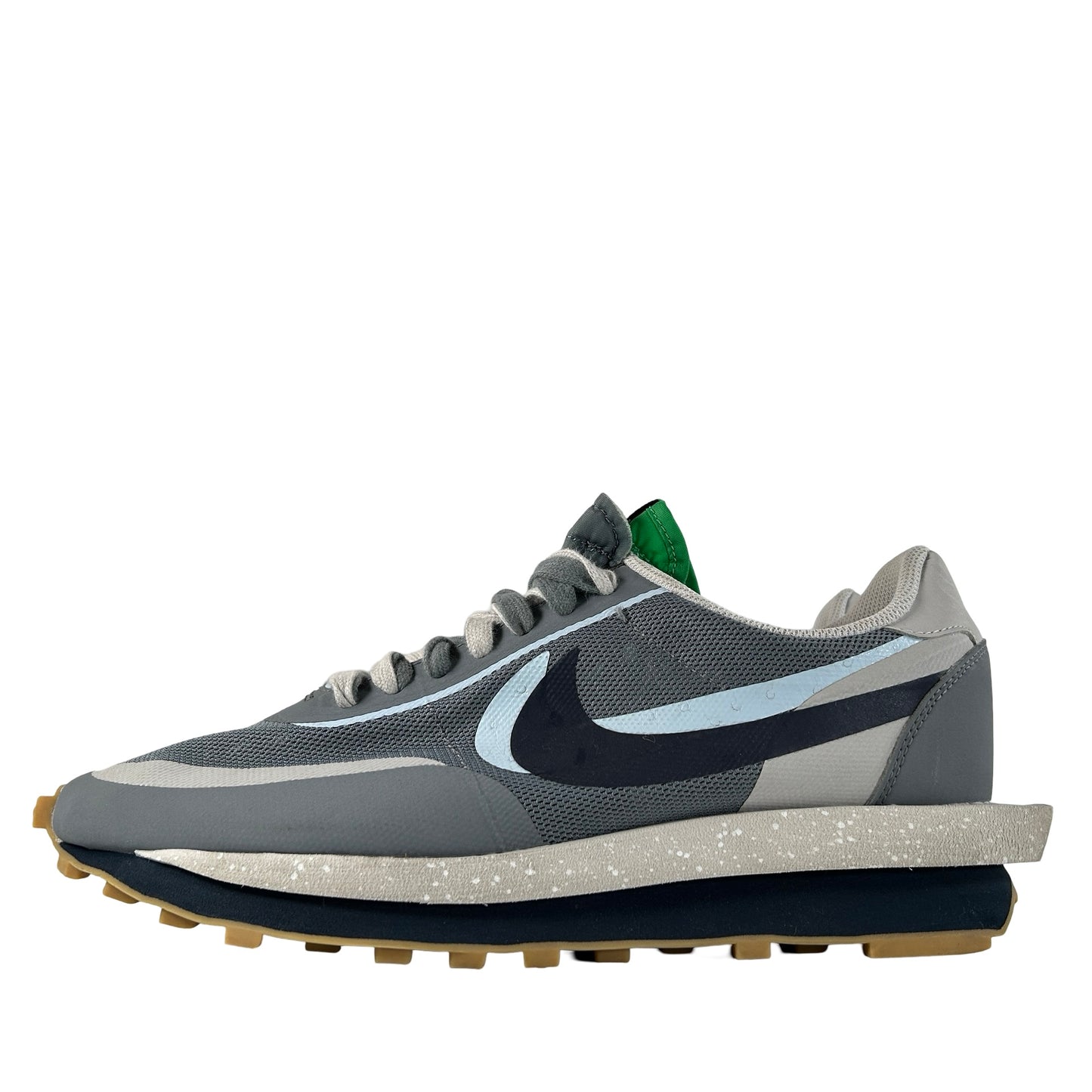 DH3114 001 Nike LD Waffle sacai CLOT Kiss of Death 2 Cool Grey [USED] - 12 M (Used) (No Box)