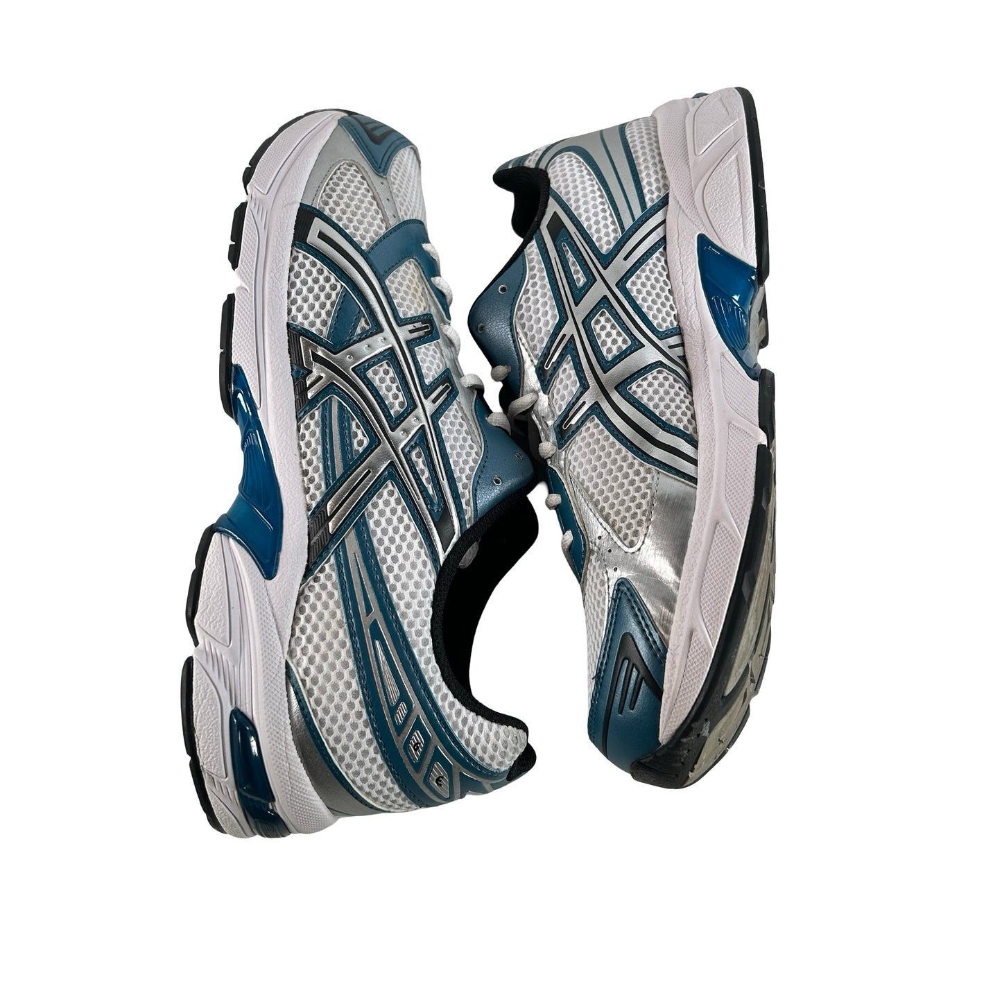 1203A609 103 ASICS Gel-1130 White Restful Teal [USED] - 10 M (Used2)