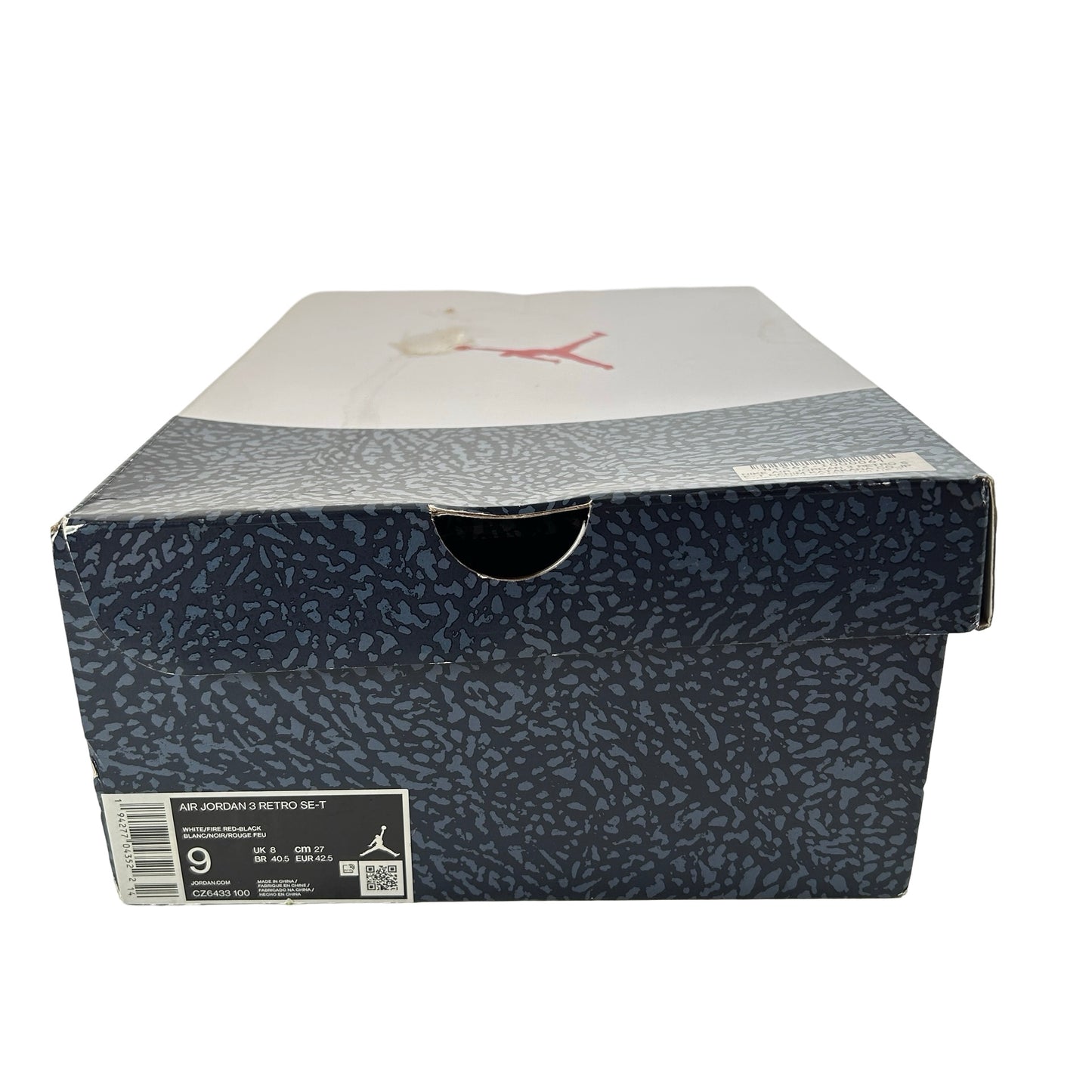 CZ6433 100 Jordan 3 Retro SE-T CO.JP Fire Red Denim [USED] - 9 M (Used)