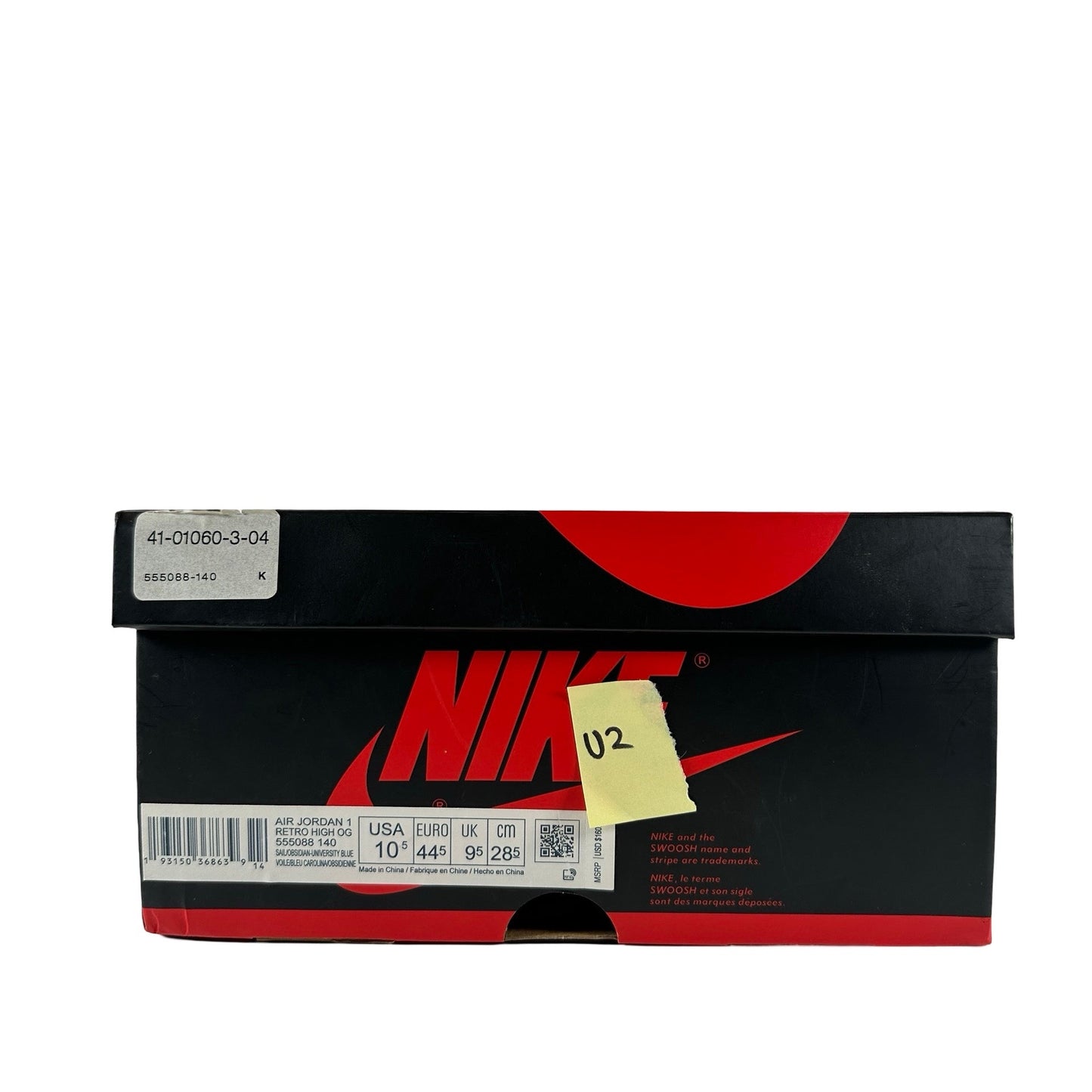 555088 140 Jordan 1 Retro High Obsidian [USED] - 10.5 M (Used2)