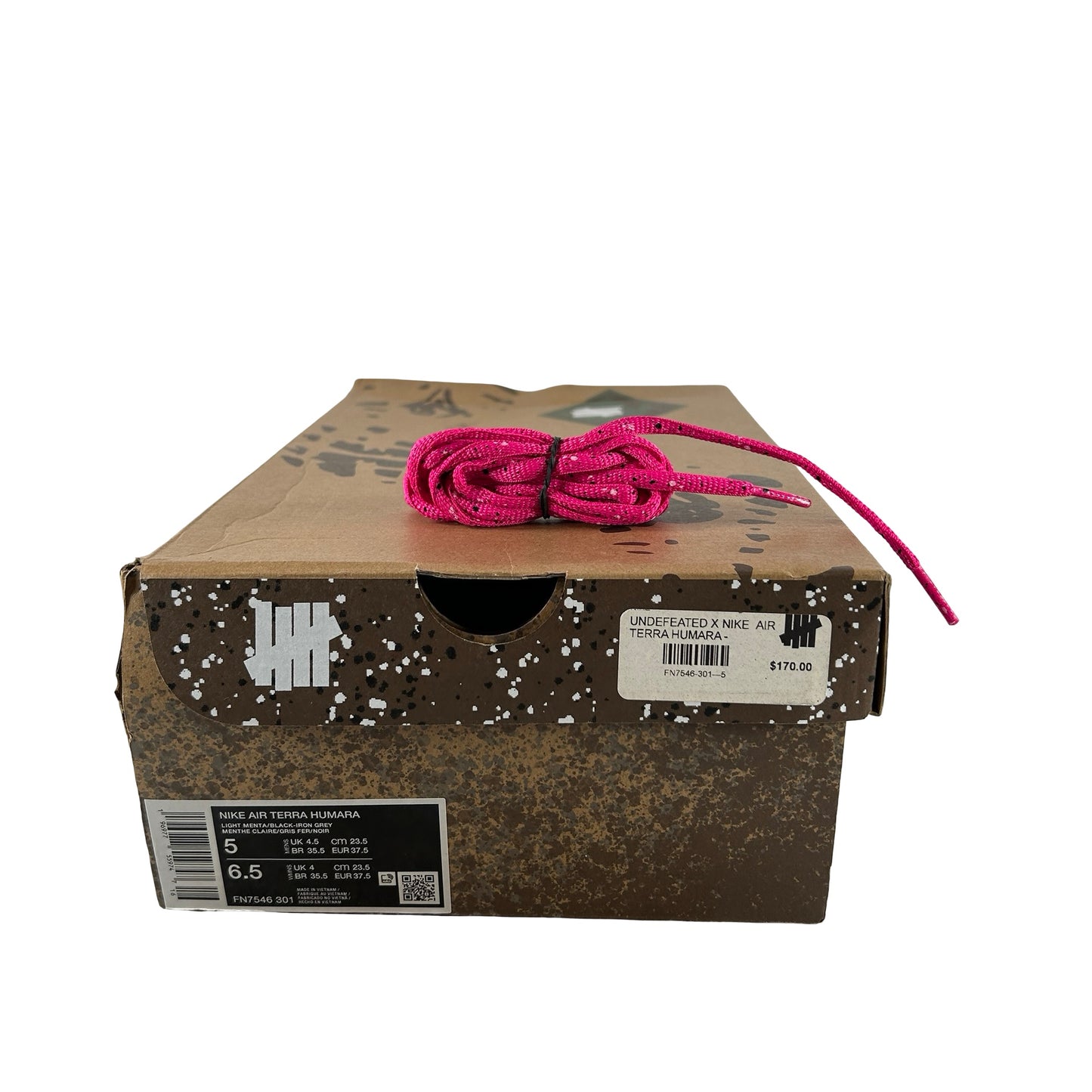 FN7546 301 Nike Air Terra Humara Undefeated Light Menta [USED] - 5 M (Used)