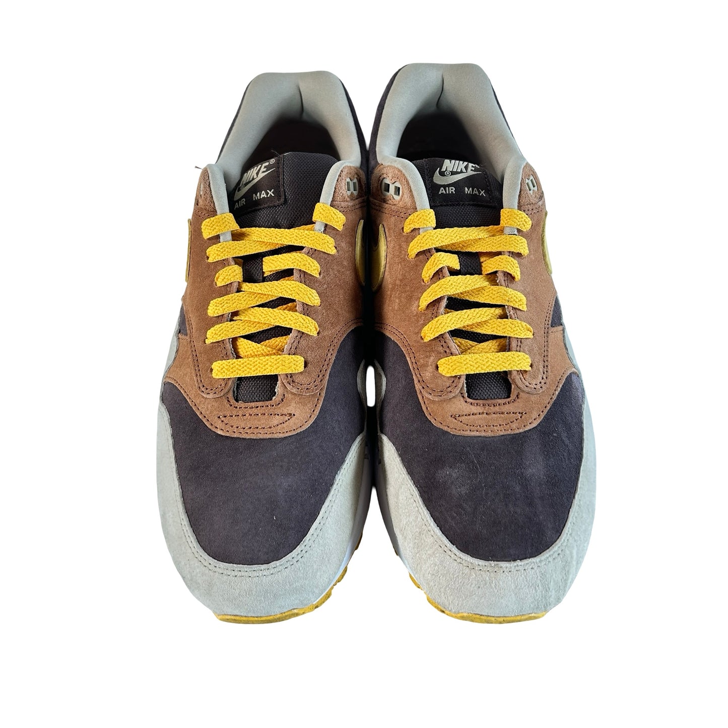 DZ0482 200 Nike Air Max 1 PRM Duck Pecan Yellow Ochre [USED] - 12 M (Used) (No Box)