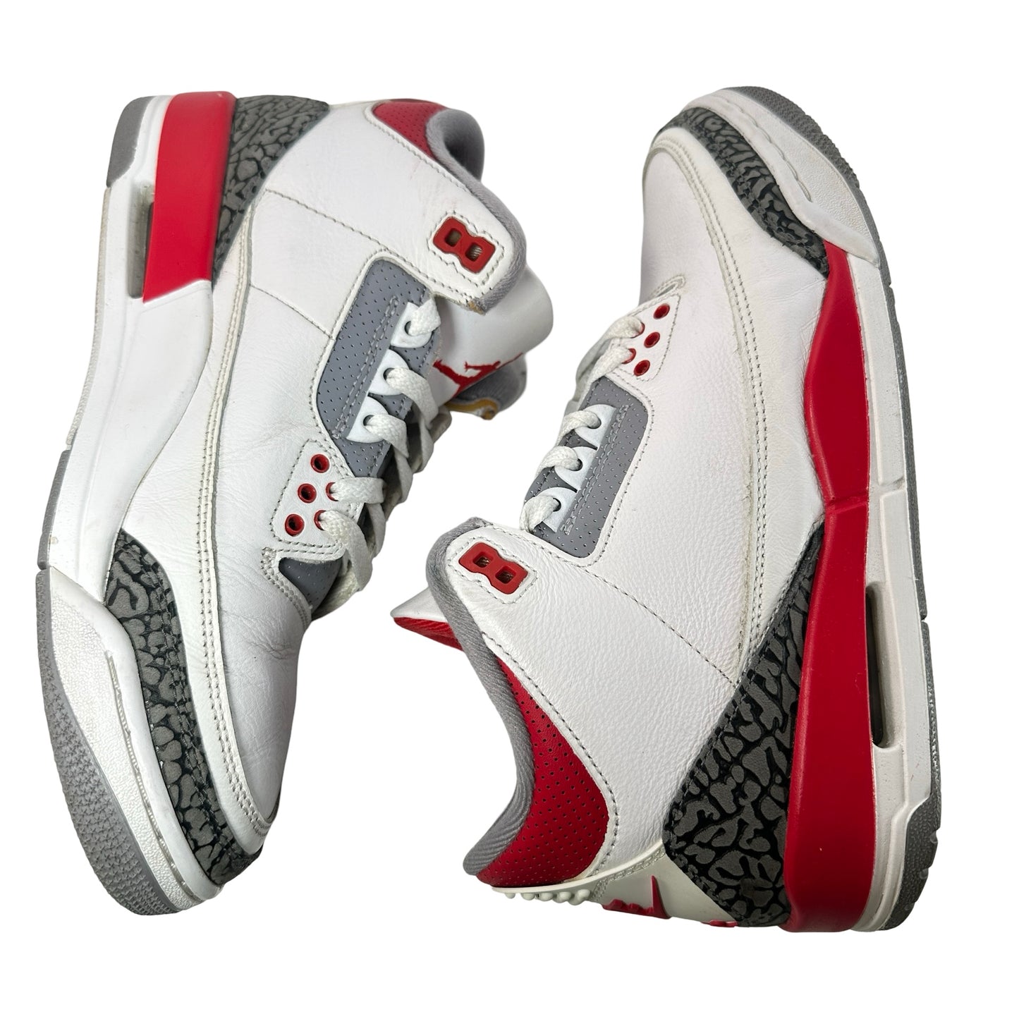 DN3707 160 Jordan 3 Retro Fire Red (2022) [USED] - 8 M (Used2) (No Box2)