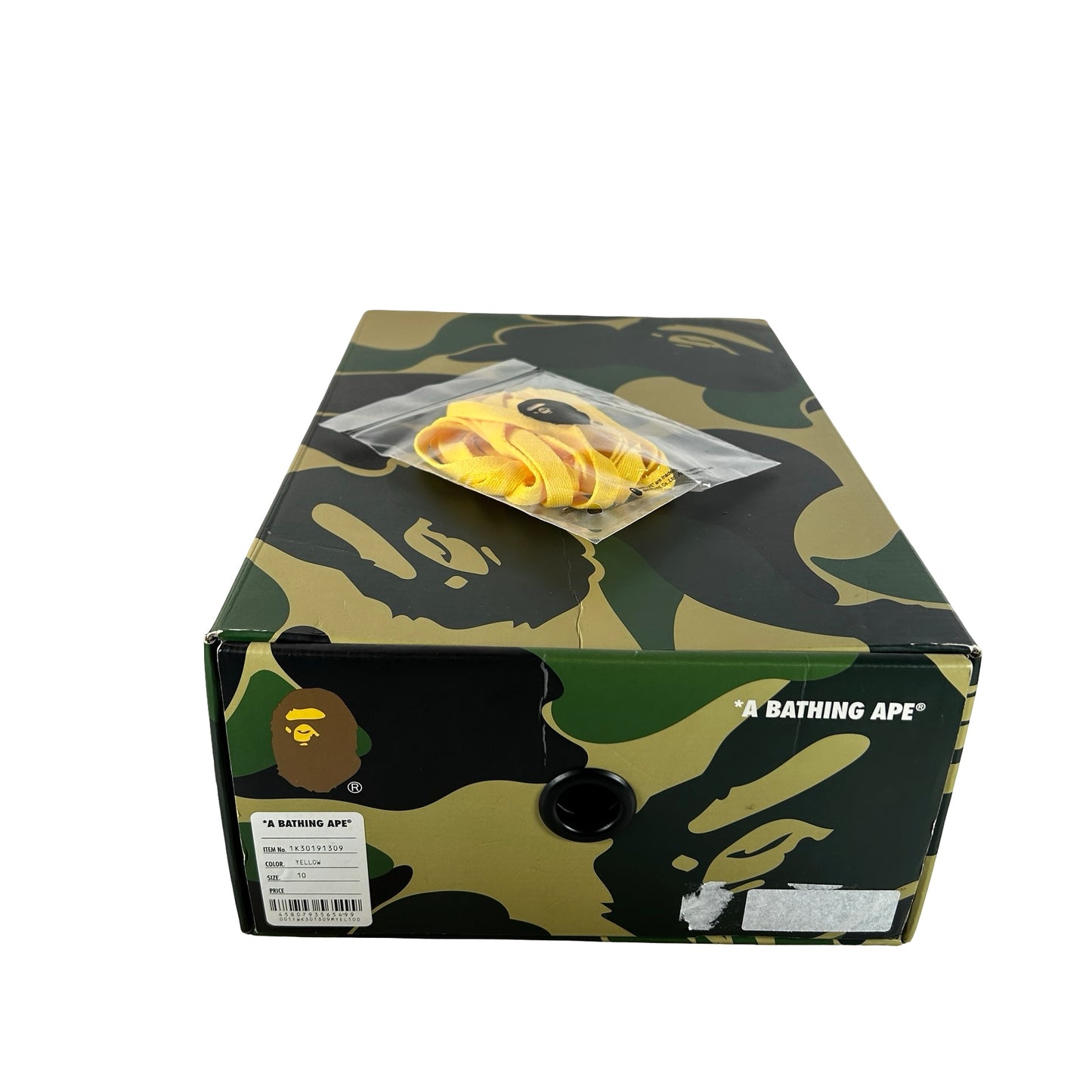 1K30191309 A Bathing Ape Sk8 Sta #2 M2 Yellow [USED] - 10 M (Used)