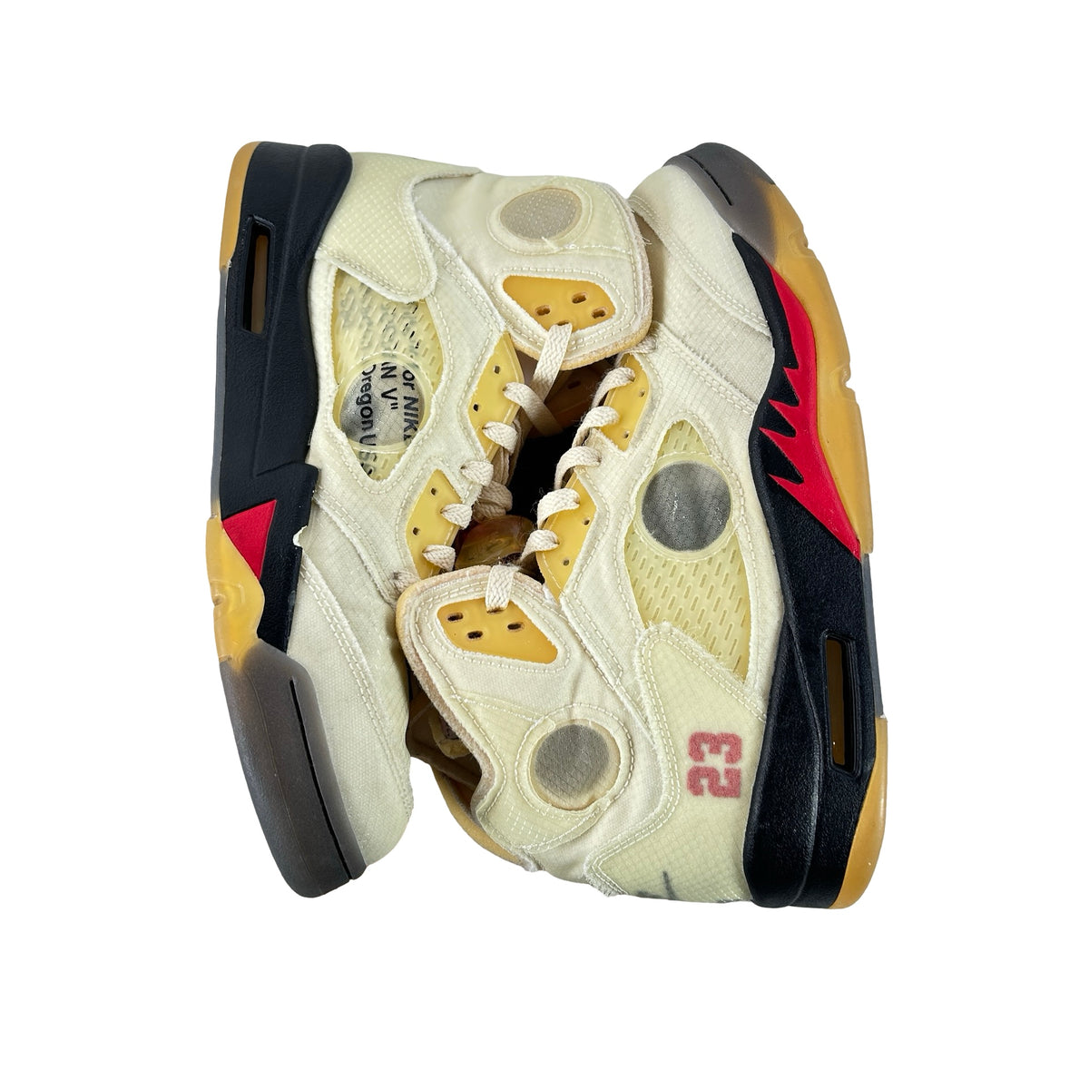 DH8565 100 Jordan 5 Off-White Sail [USED] - 9.5 M (Used7)