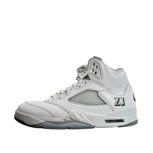 HQ7978 103 Jordan 5 Retro White Metallic (2026) [USED] - 8.5 M (Used)