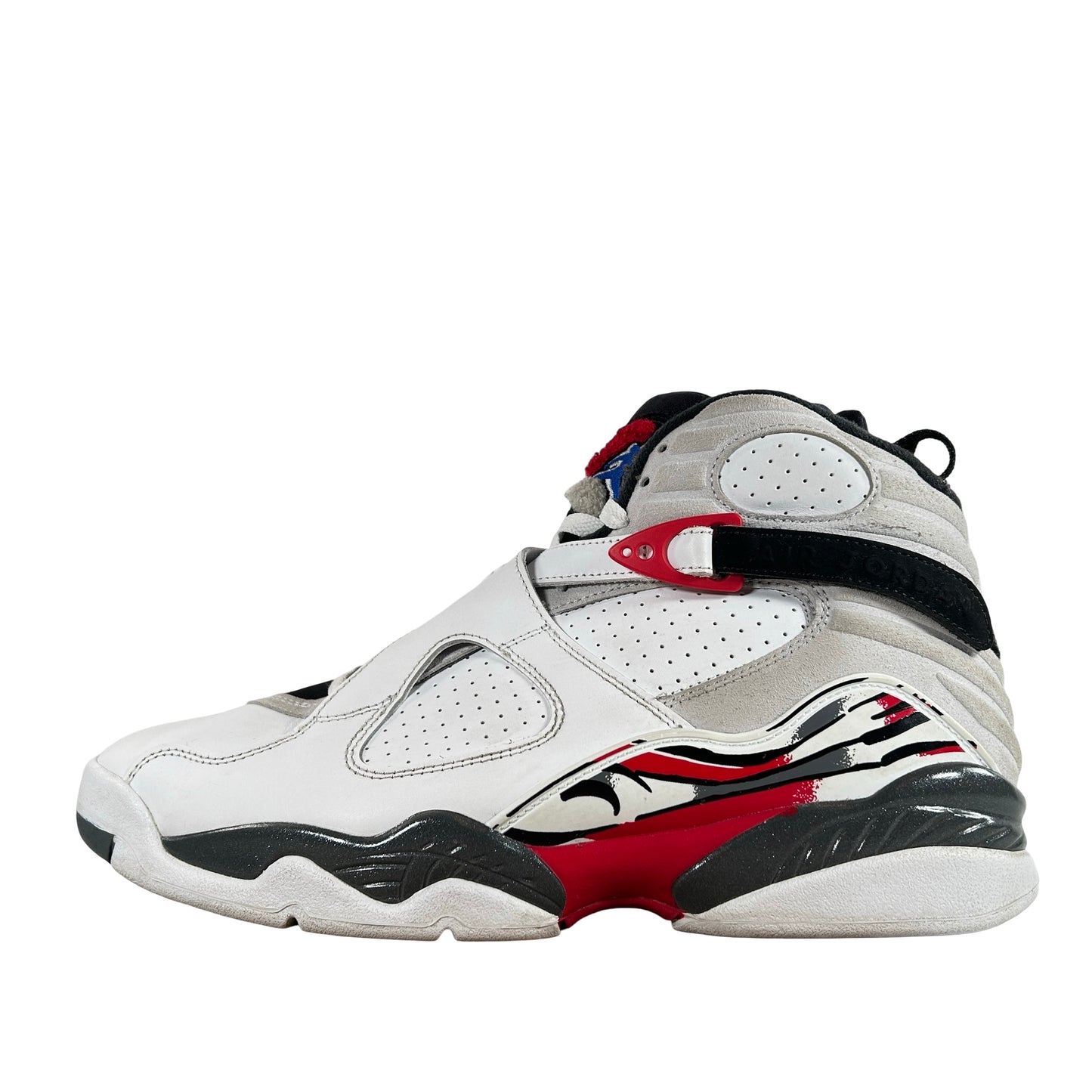 305381 100 Jordan 8 Retro White True Red (2025) [USED] - 10.5 M (Used6)
