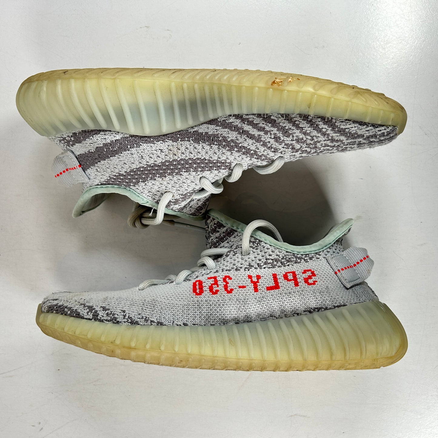 B37571 adidas Yeezy Boost 350 V2 Blue Tint (2017/2023) [USED] - 4 M (Used)