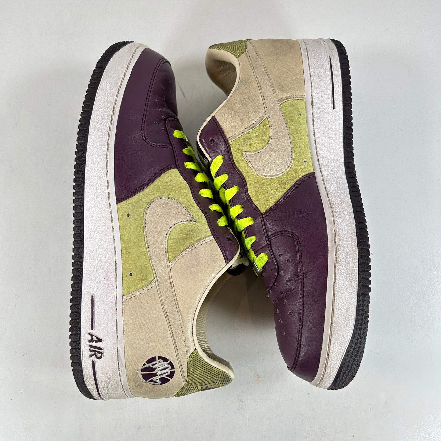 316982 521 Nike Air Force 1 Low Premium Bobbito Aubergine [USED] - 11 M (Used) (No Box)