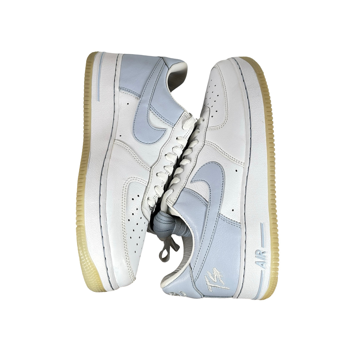 FJ5755 100 Nike Air Force 1 Low QS Terror Squad Porpoise - 9.5 M (Yellowing)
