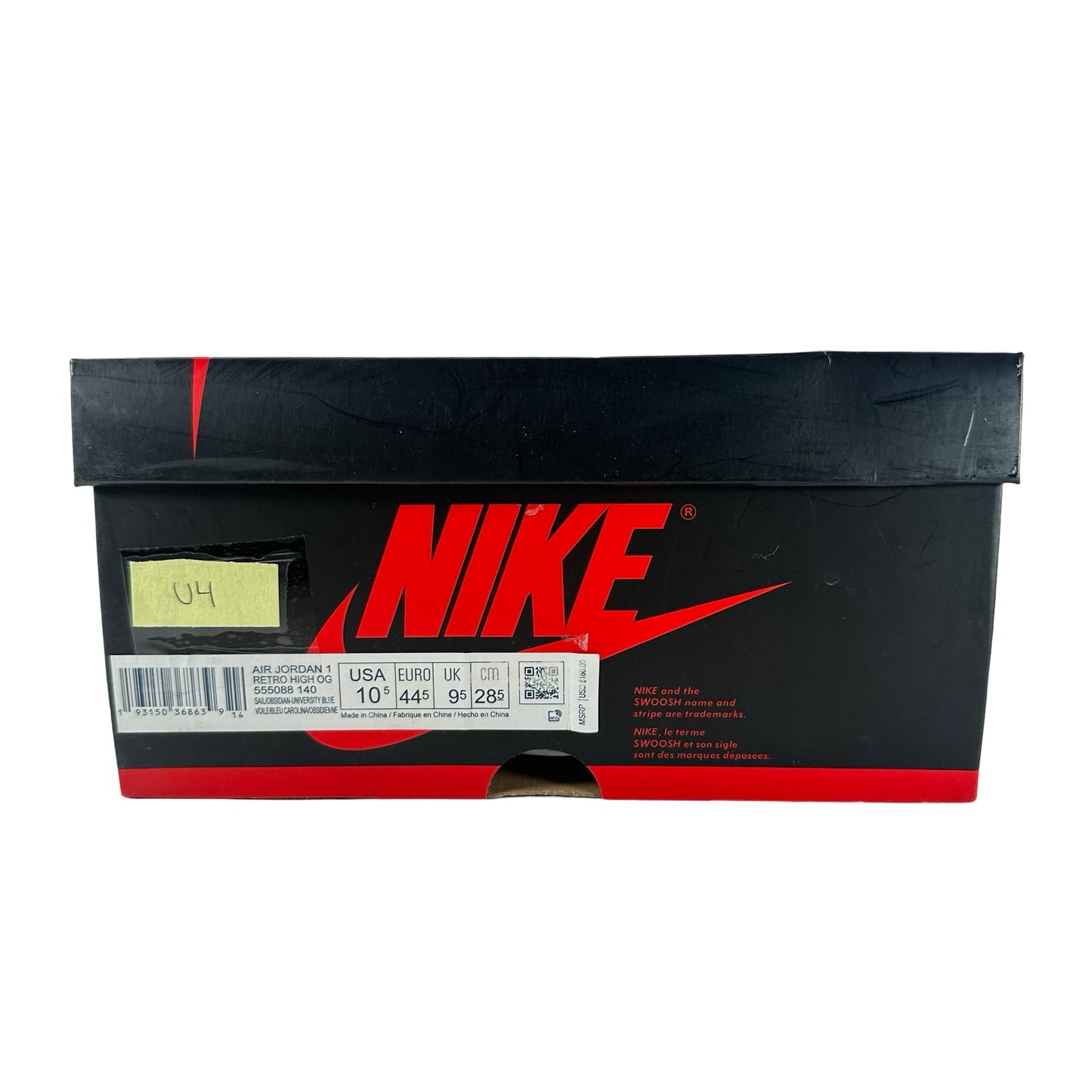 555088 140 Jordan 1 Retro High Obsidian [USED] - 10.5 M (Used4)