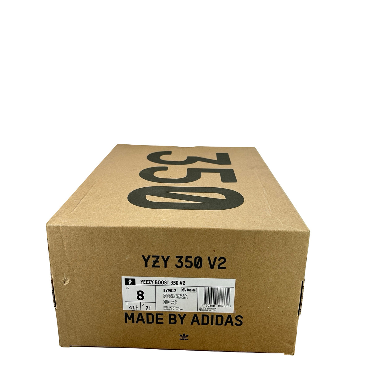 BY9612 Yeezy Boost 350 V2 Core Black Red [USED] - 8 M (Used)