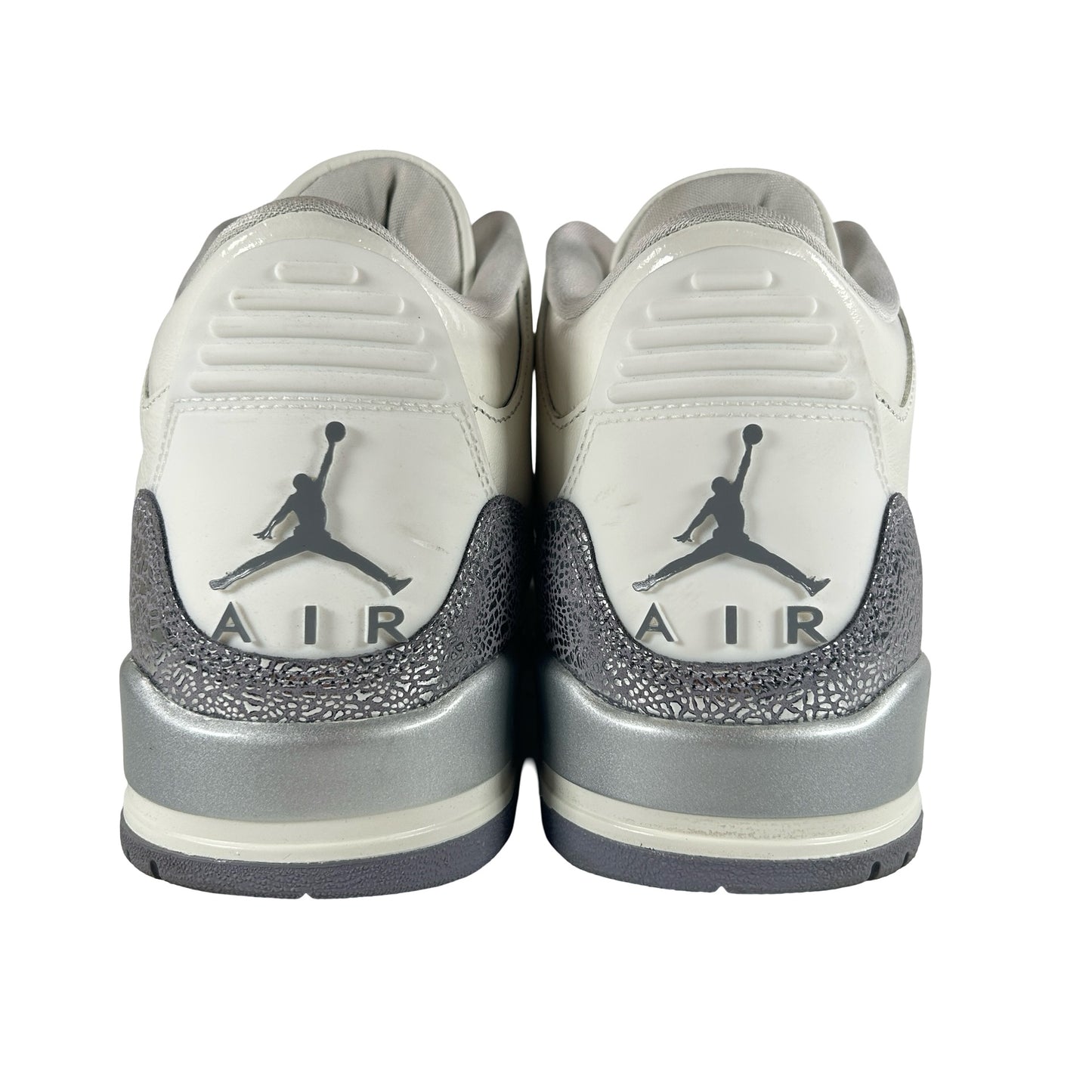 CK9246 100 Jordan 3 Retro Sail Cement Grey (W) [USED] - 11.5 W (Used)
