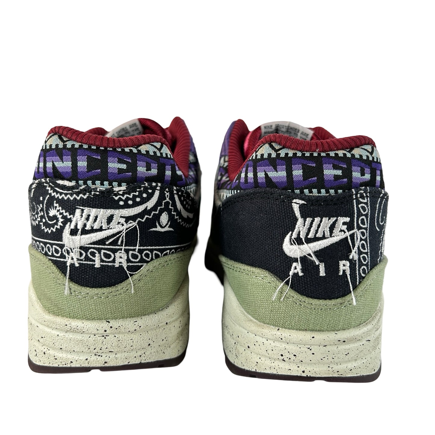 DN1803 300 Nike Air Max 1 Concepts Denim Oliva Lona