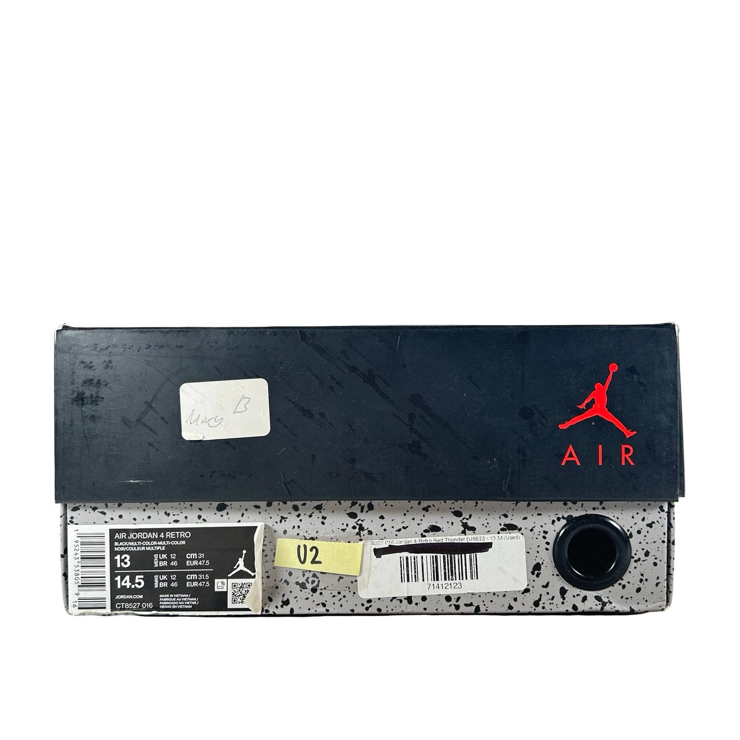 CT8527 016 Jordan 4 Retro Red Thunder [USED] - 13 M (Used2)